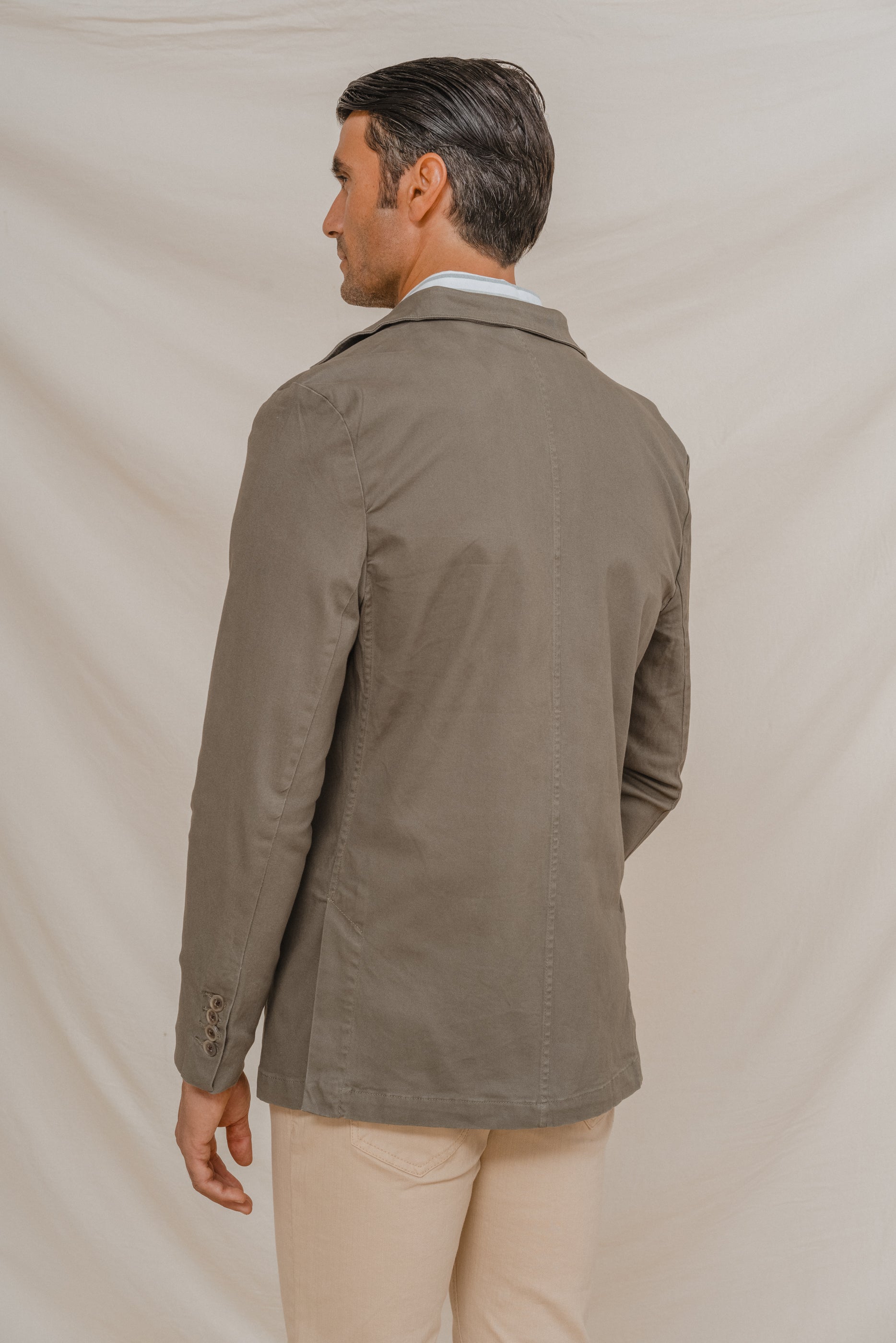 BLAZER CASUAL ALGODÓN VERDE