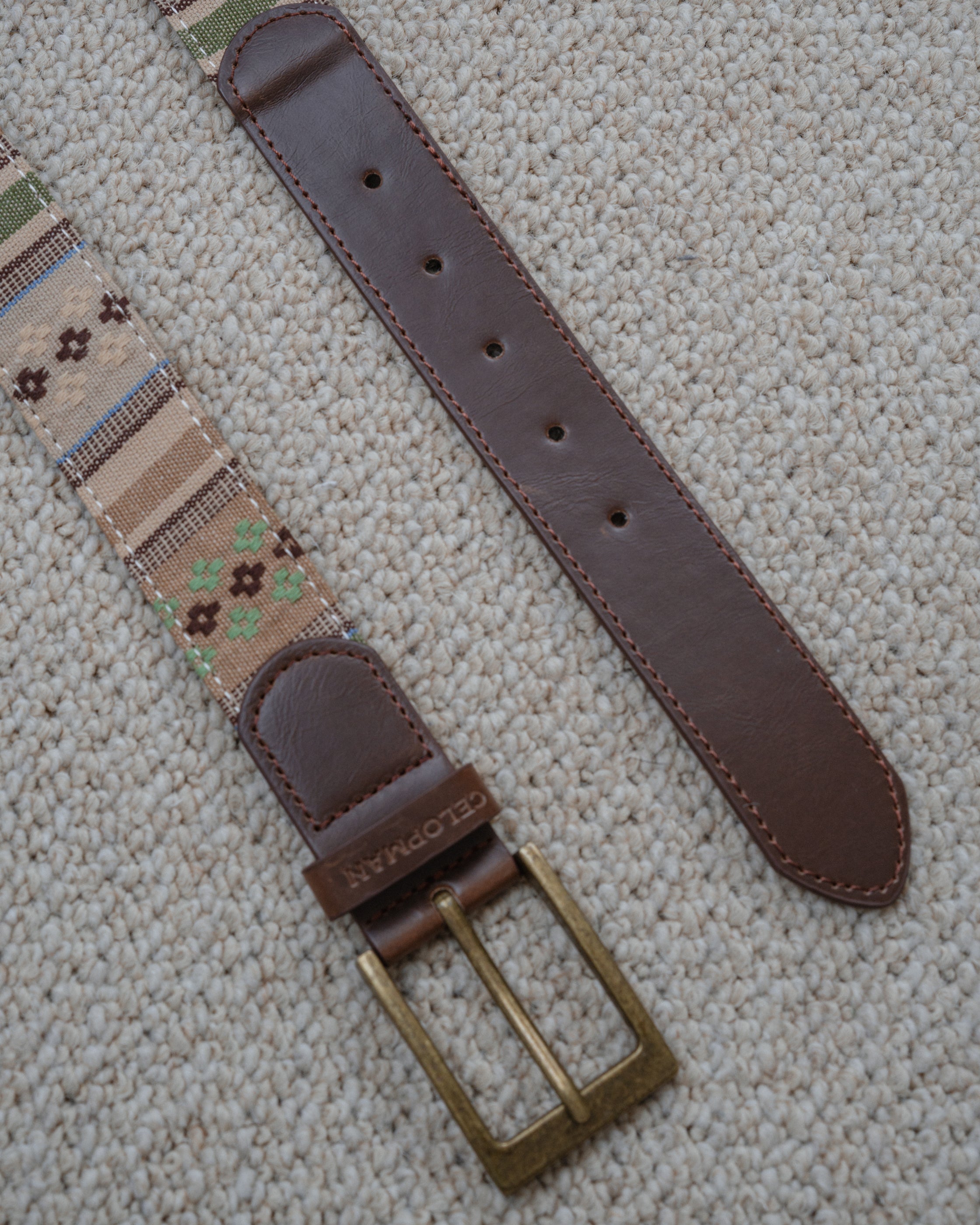 CINTURON GRECAS BEIGE