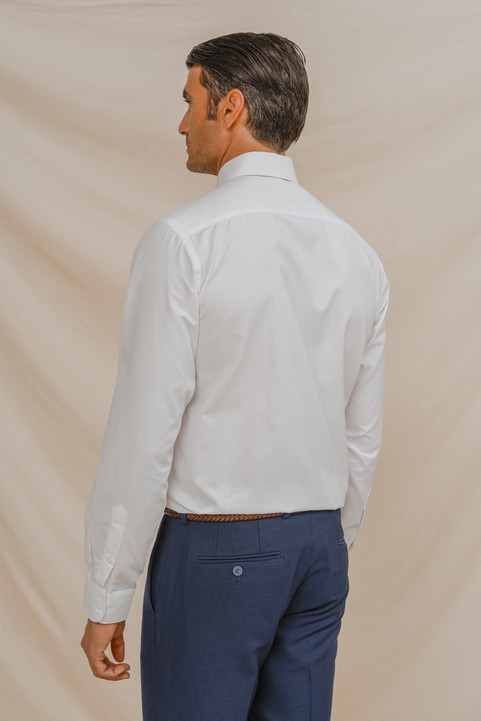 CAMISA VESTIR BLANCA ESTRUCTURA