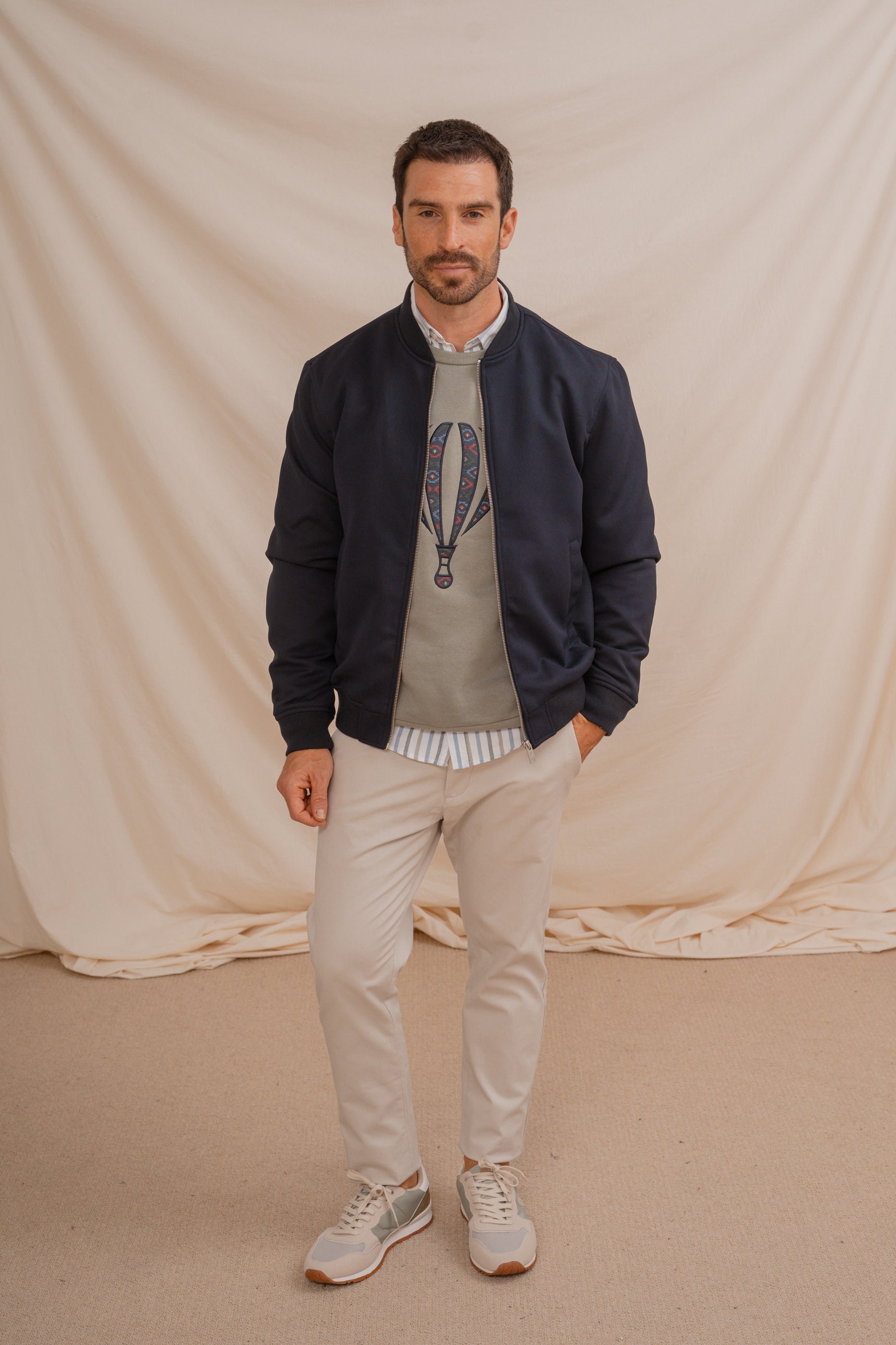 SUDADERA BORDADO VERDE