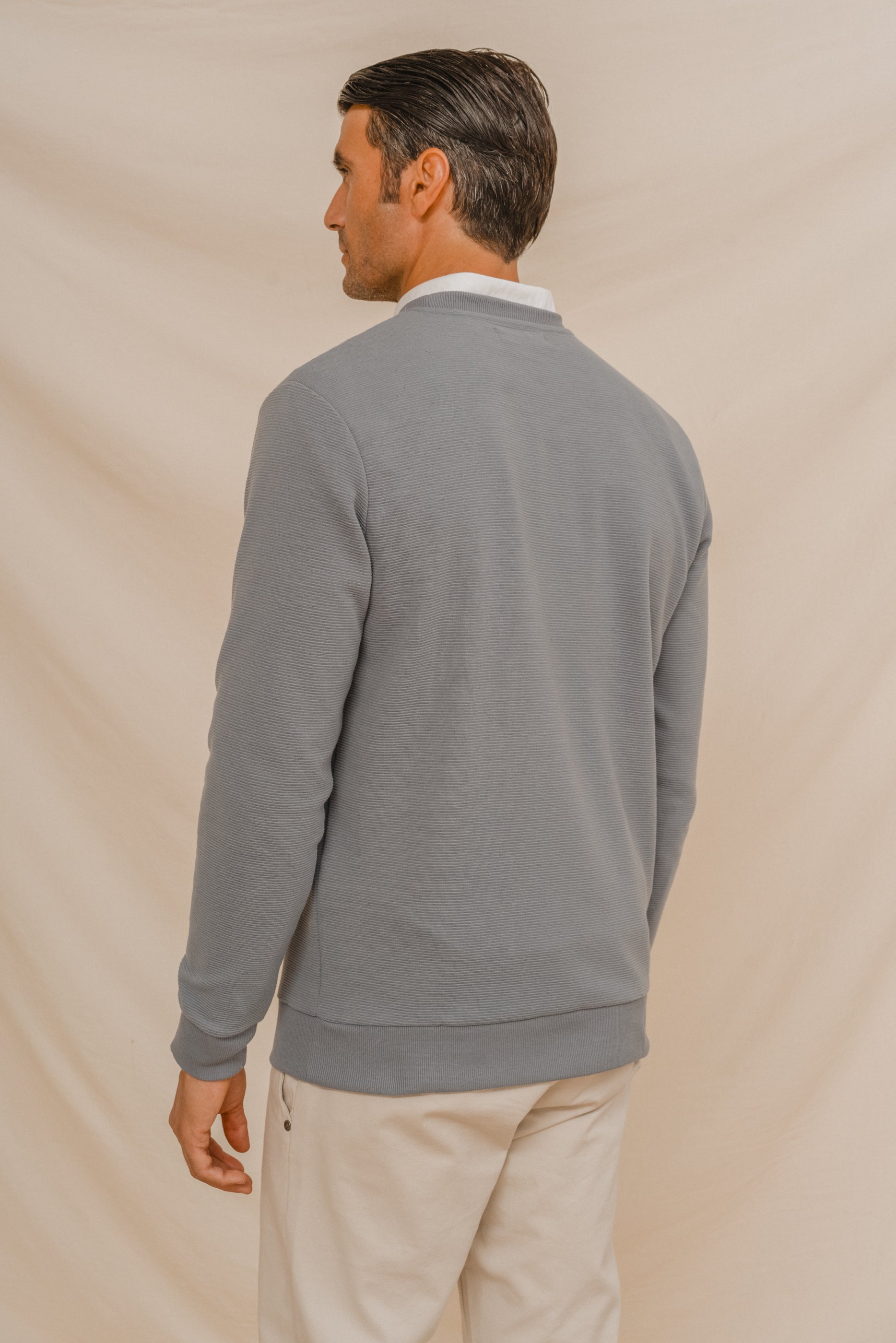 SUDADERA BÁSICA OTTOMAN CELESTE