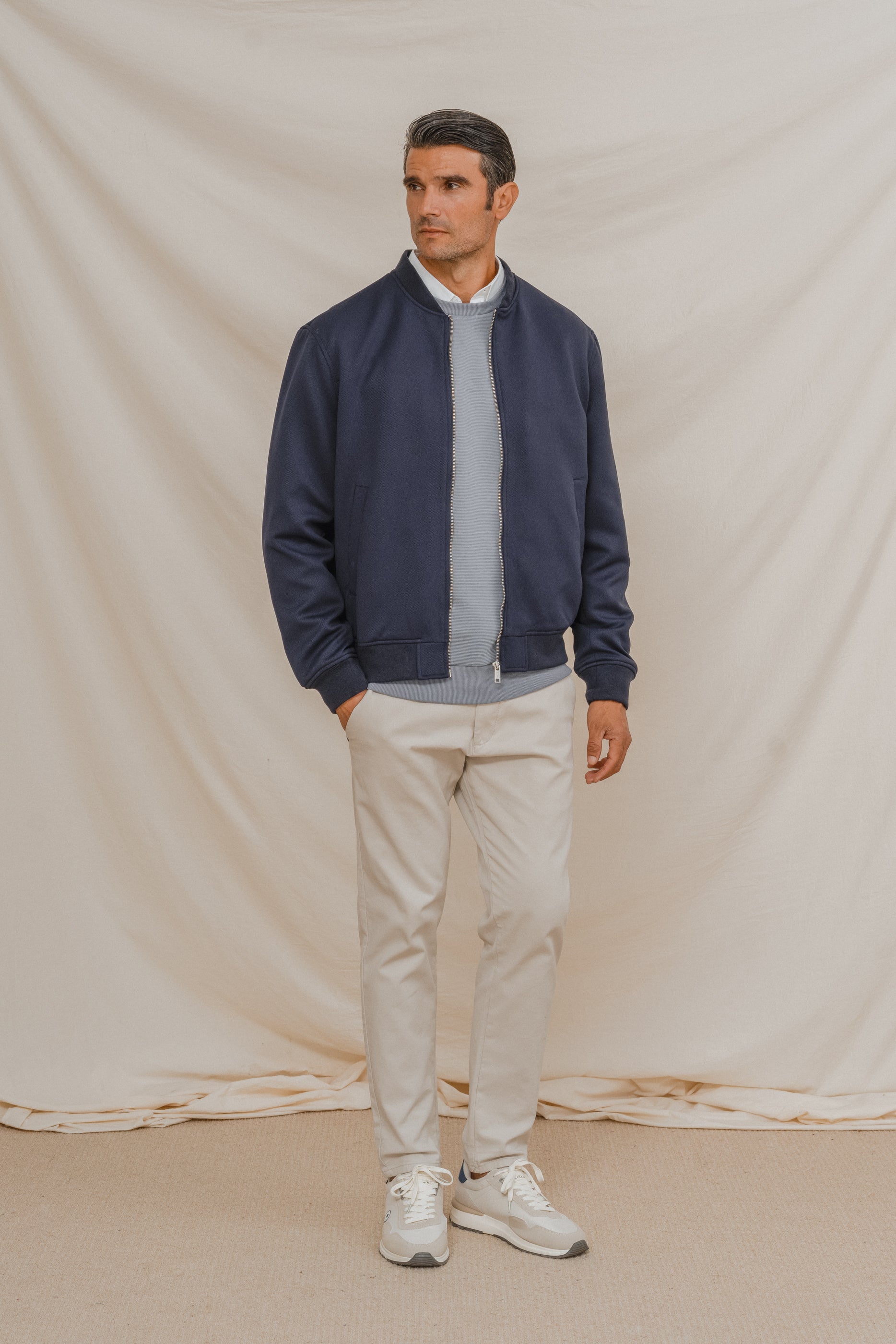 SUDADERA BÁSICA OTTOMAN CELESTE