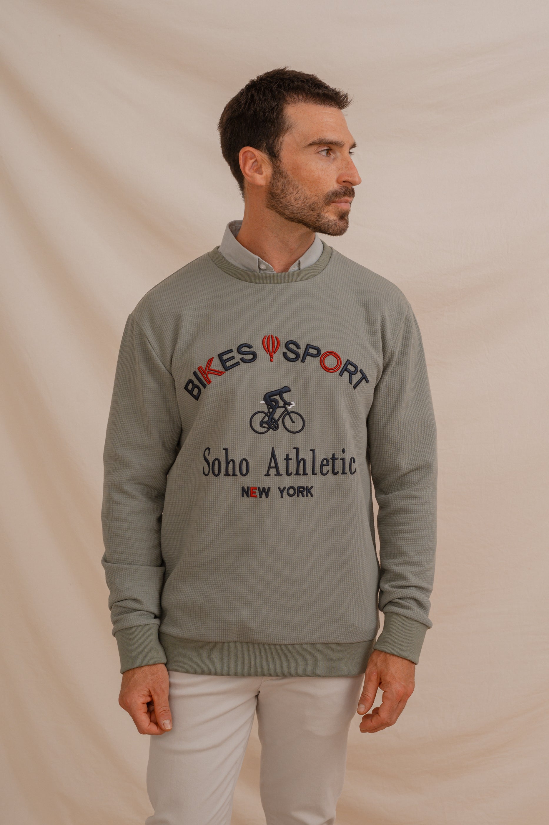 SUDADERA ESTRUCTURA BORDADO