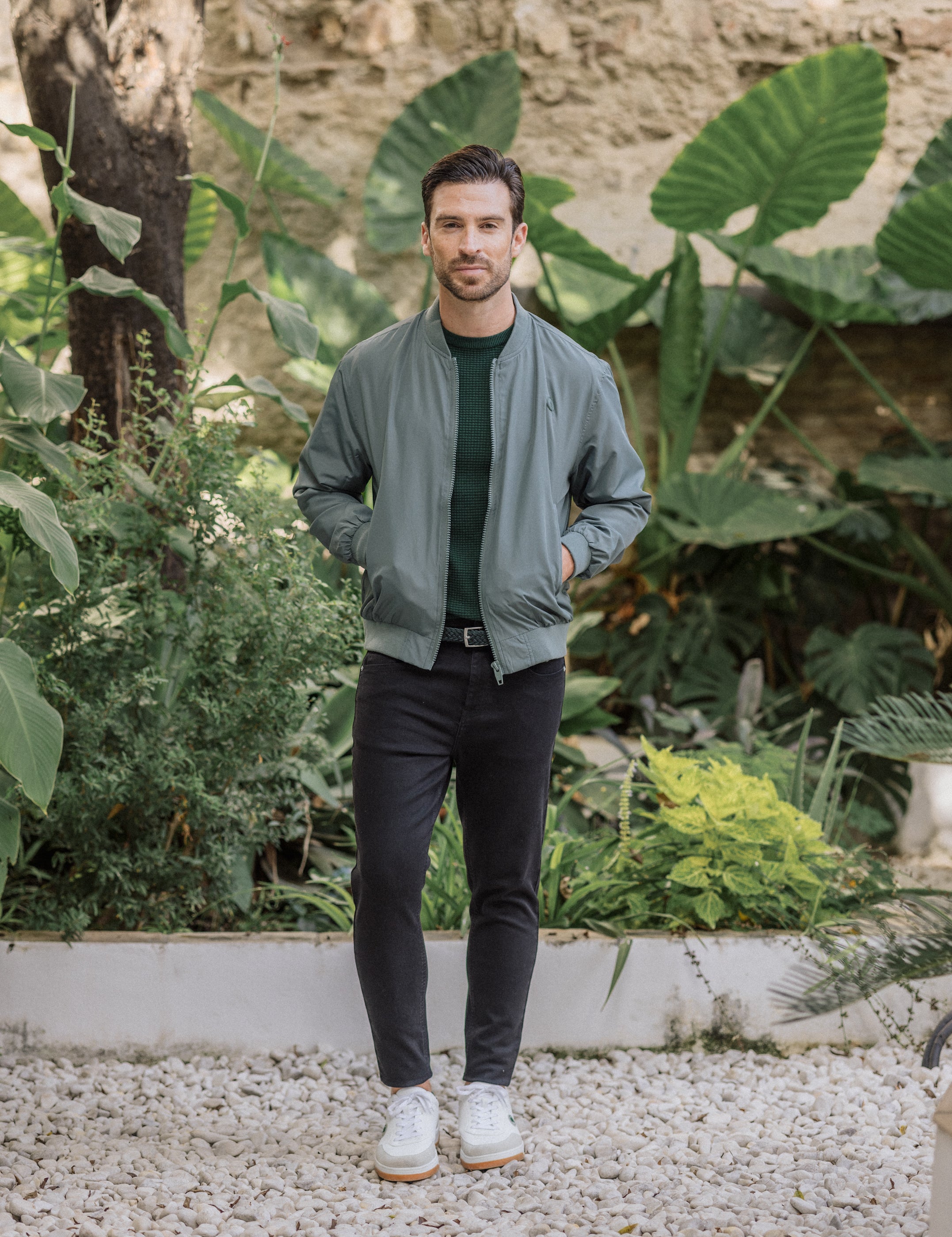 CAZADORA LIGERA VERDE