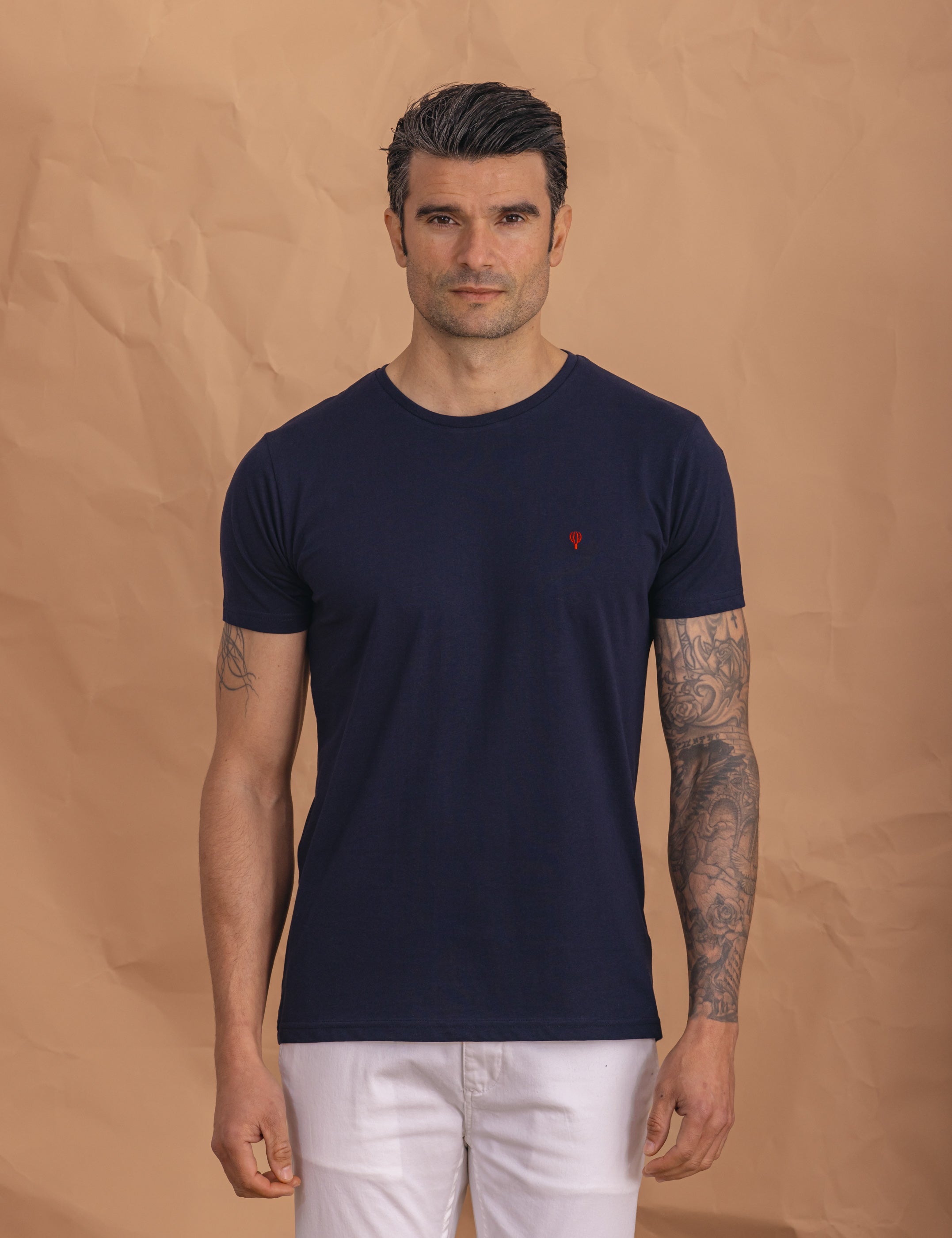 CAMISETA BÁSICA MARINO