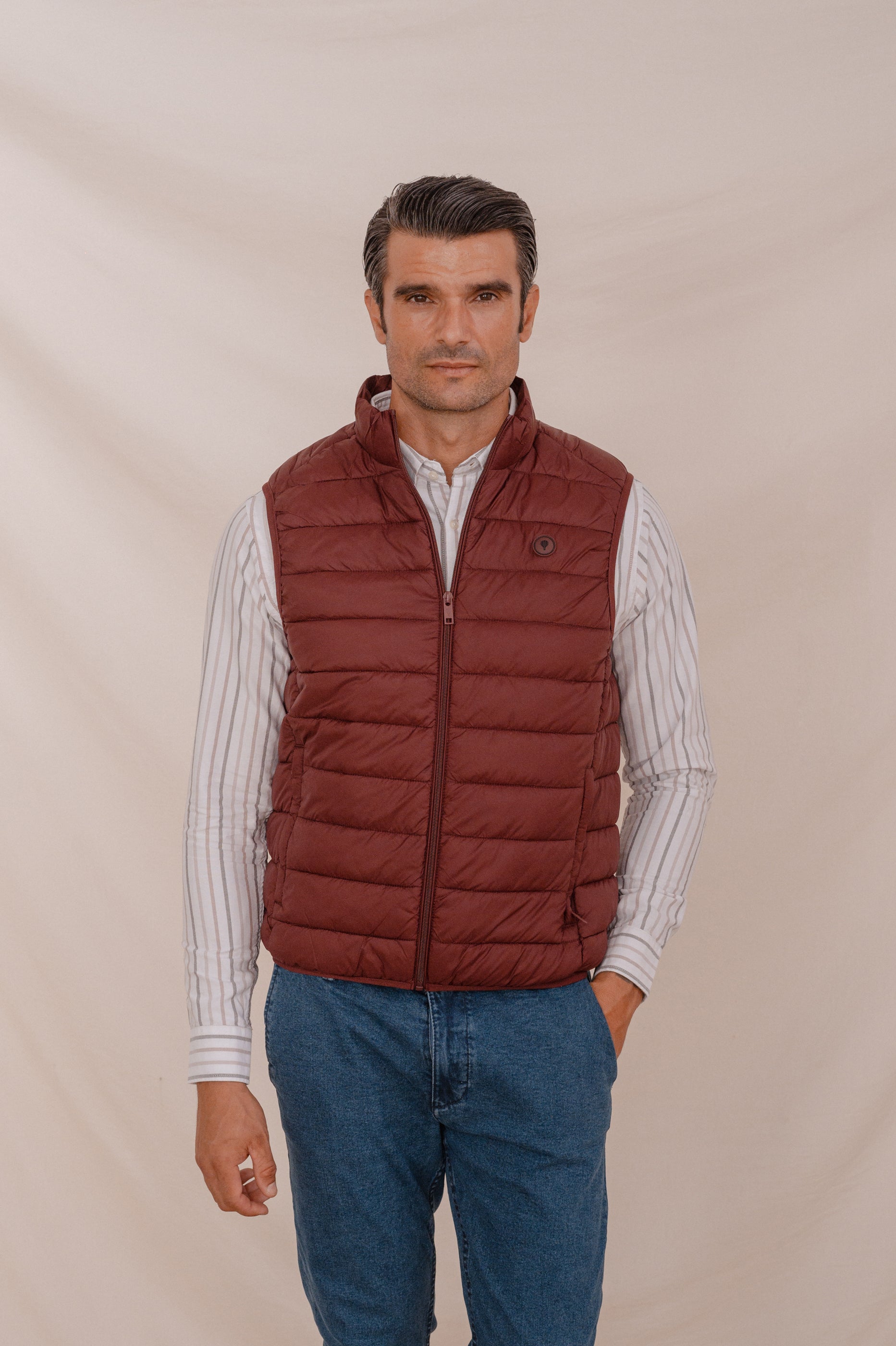 CHALECO ACOLCHADO ROJO