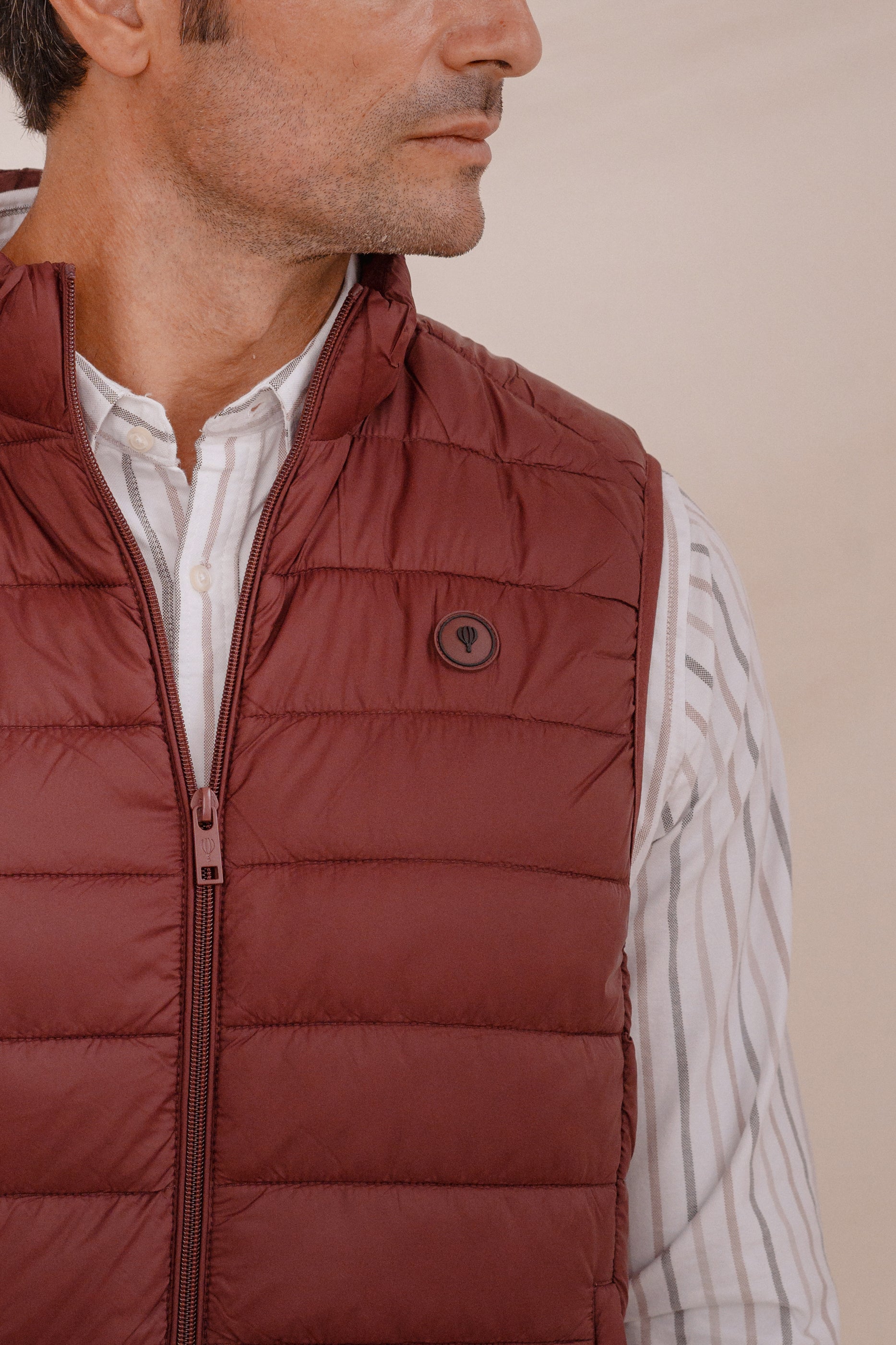 CHALECO ACOLCHADO ROJO