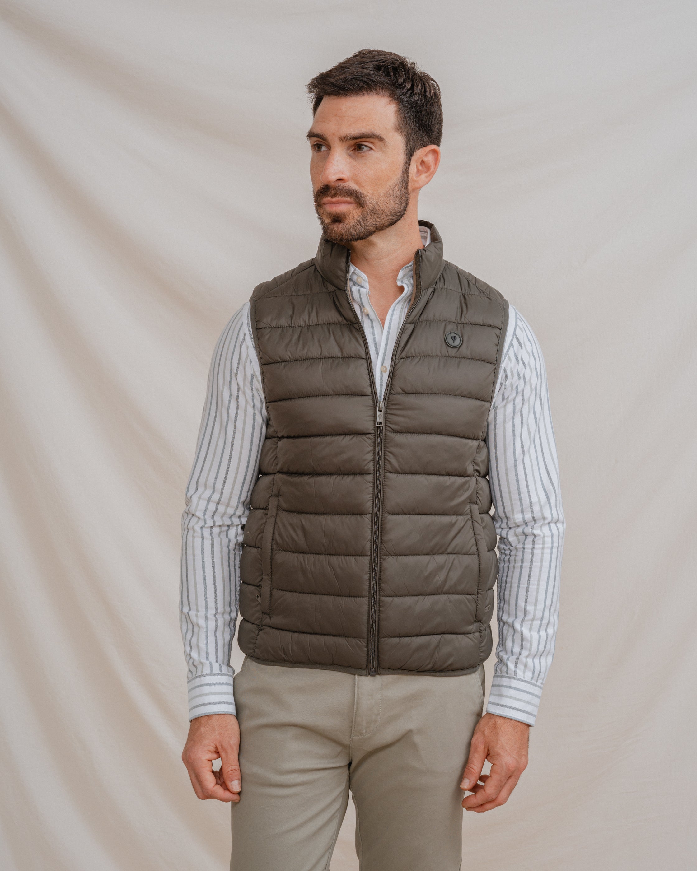 CHALECO ACOLCHADO VERDE