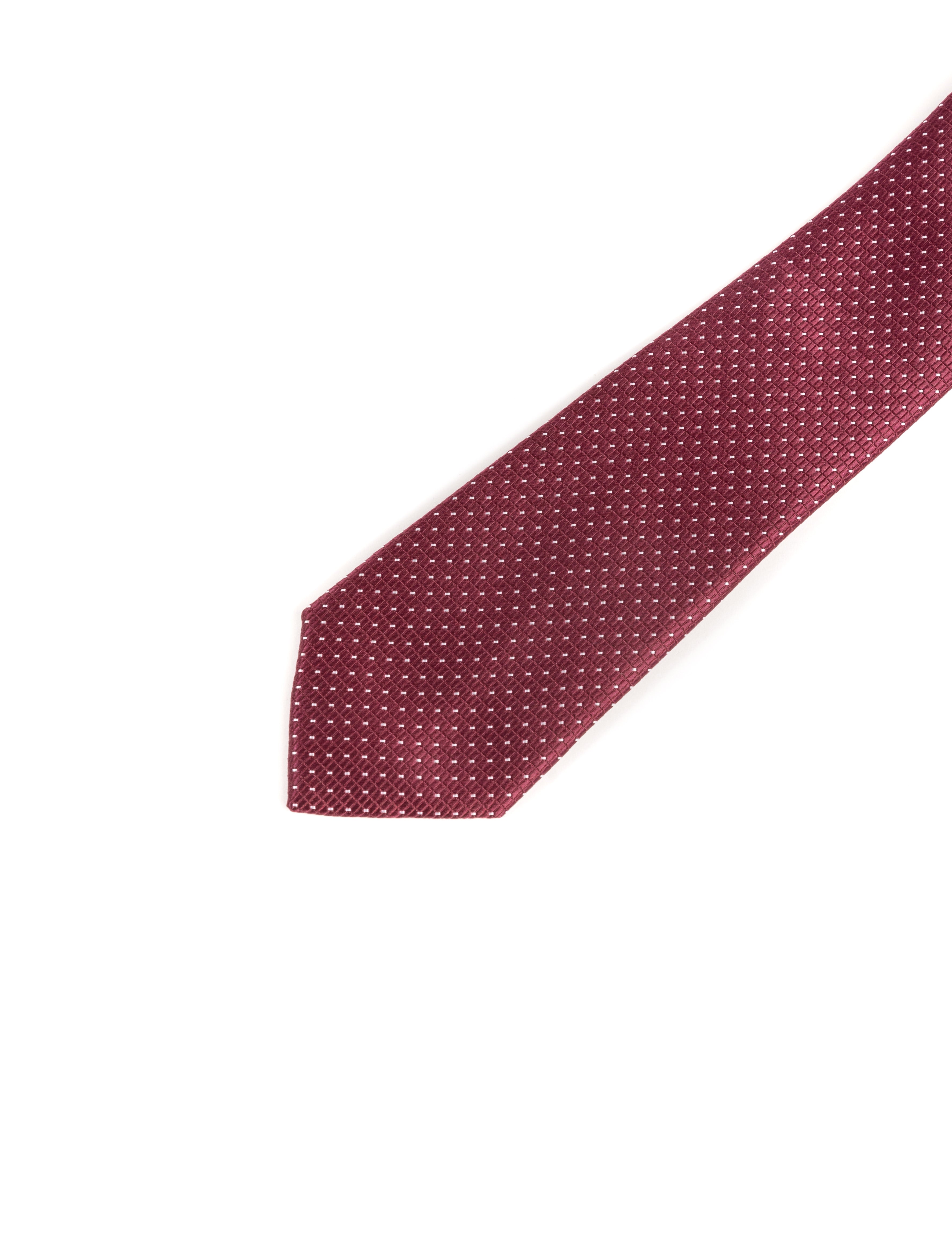 CORBATA ROJA BORDADA