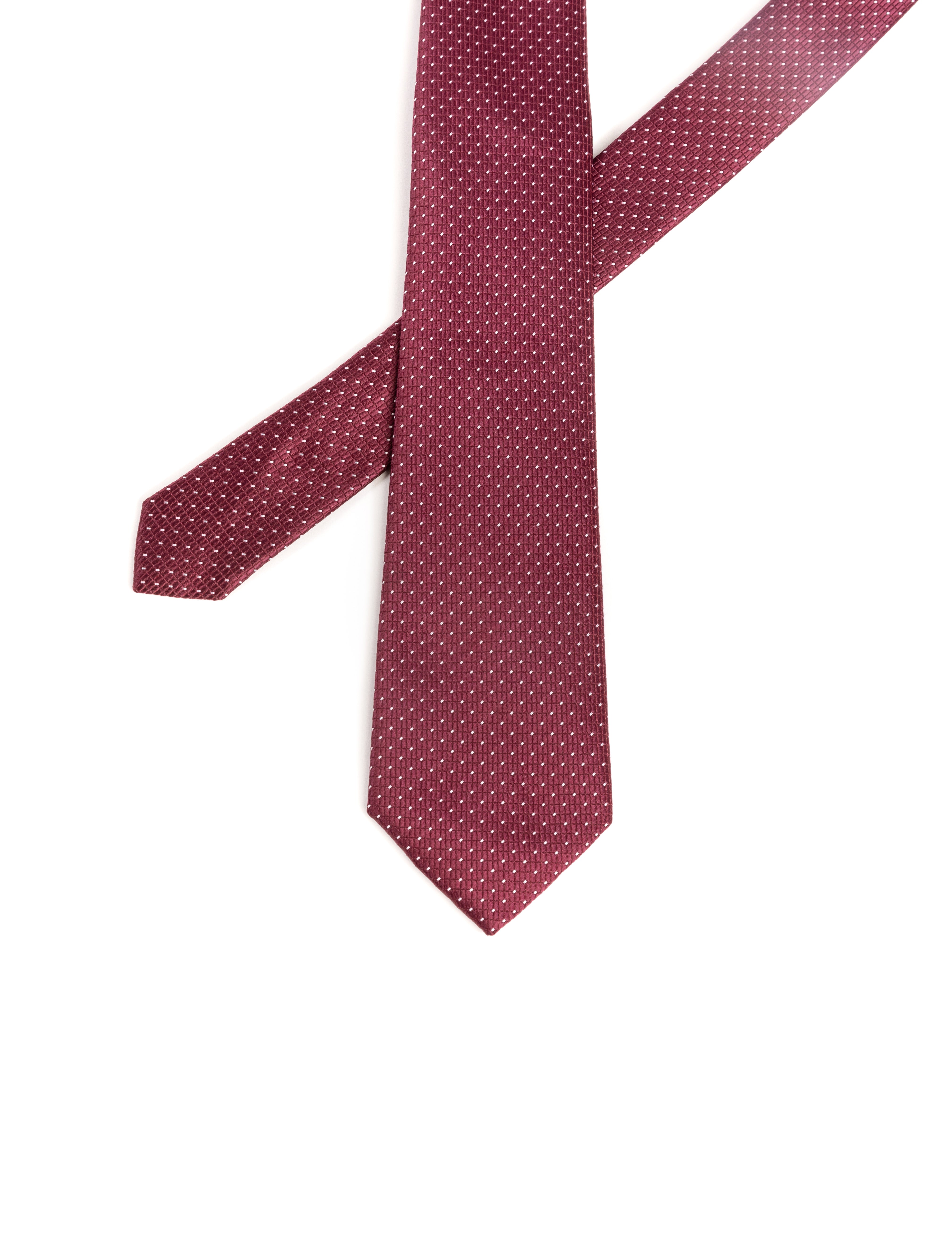 CORBATA ROJA BORDADA