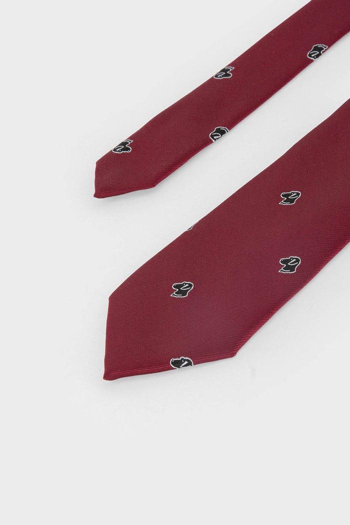 CORBATA BURDEOS DISEÑO PERRO
