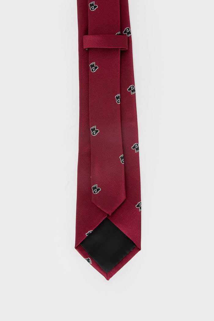 CORBATA BURDEOS DISEÑO PERRO