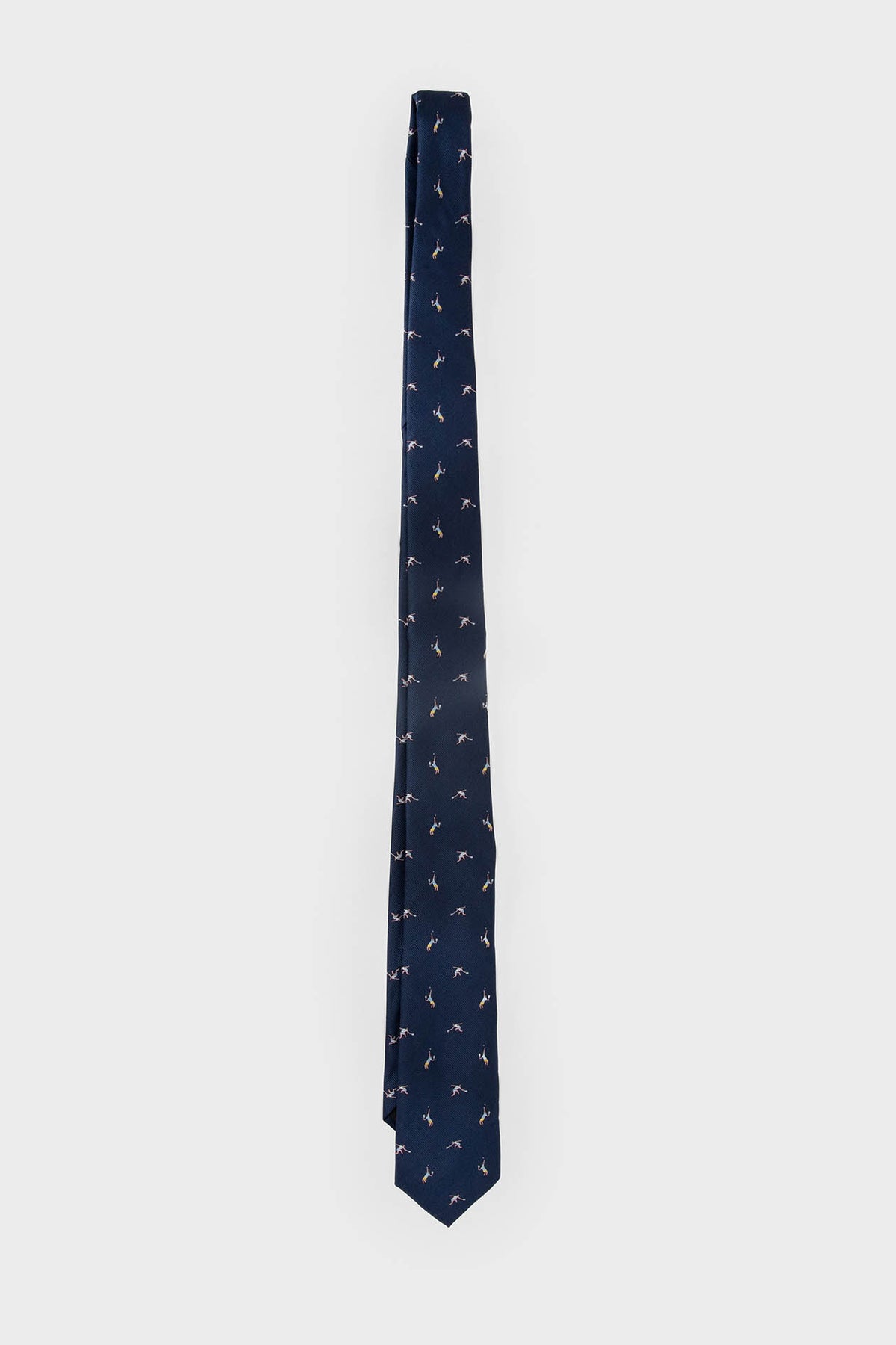 CORBATA AZUL DISEÑO TENIS