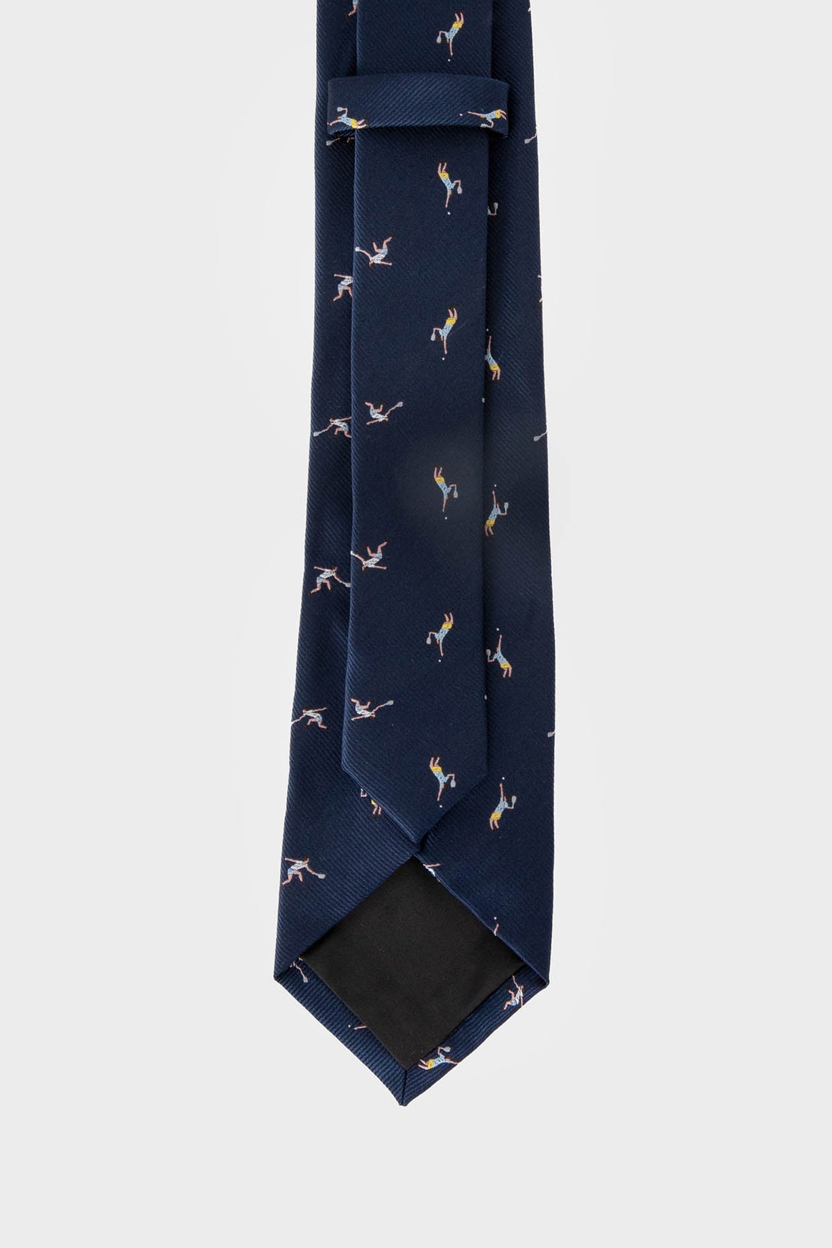 CORBATA AZUL DISEÑO TENIS