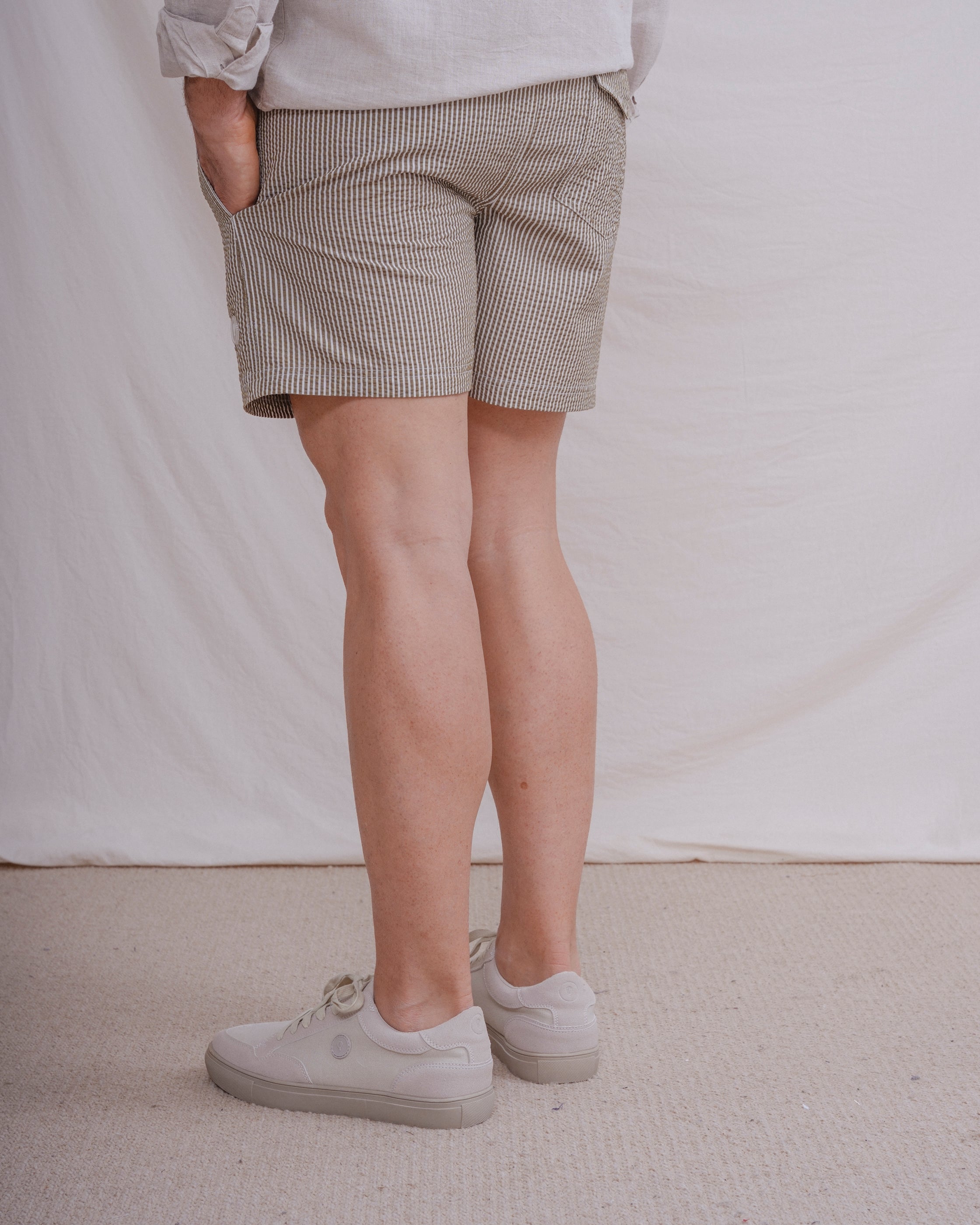 BAÑADOR RAYA SEERSUCKER VERDE