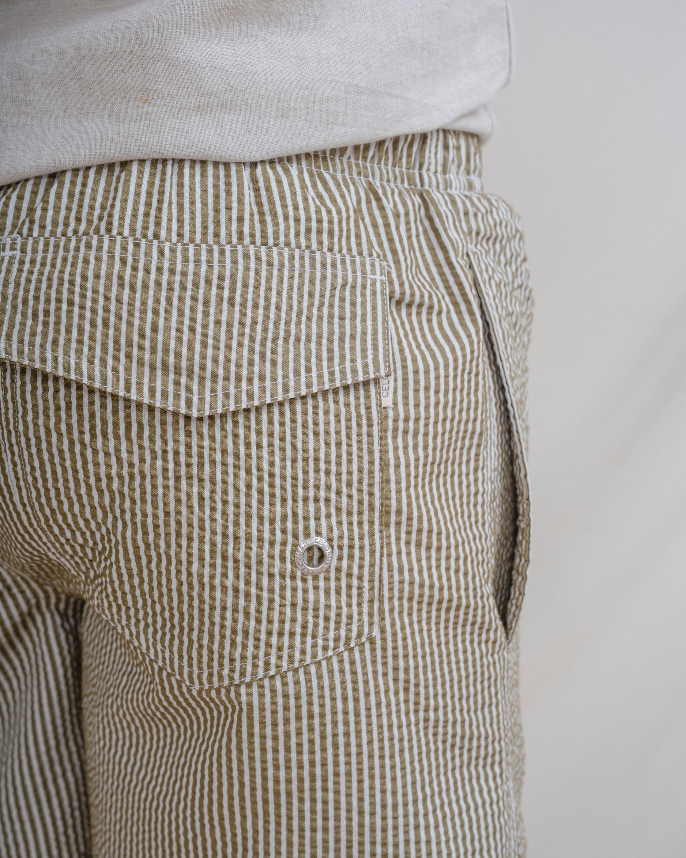 BAÑADOR RAYA SEERSUCKER VERDE