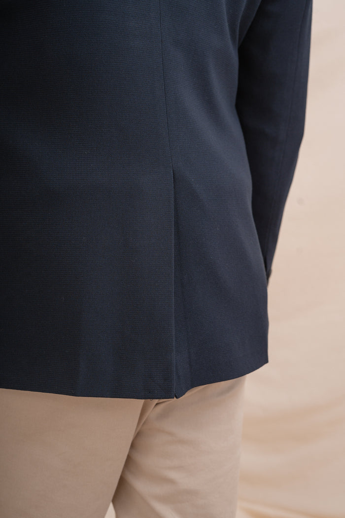 BLAZER CASUAL ESTRUTURA MARINHA