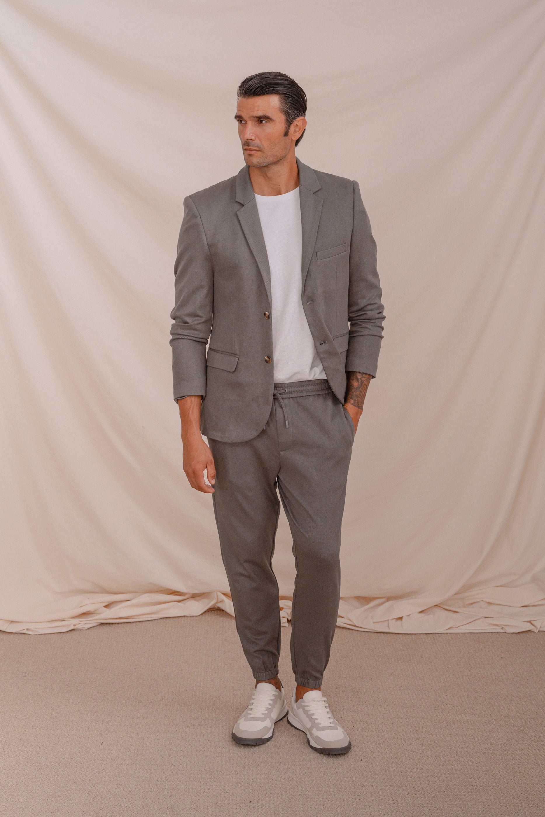 BLAZER CASUAL ESTRUCTURA VERDE