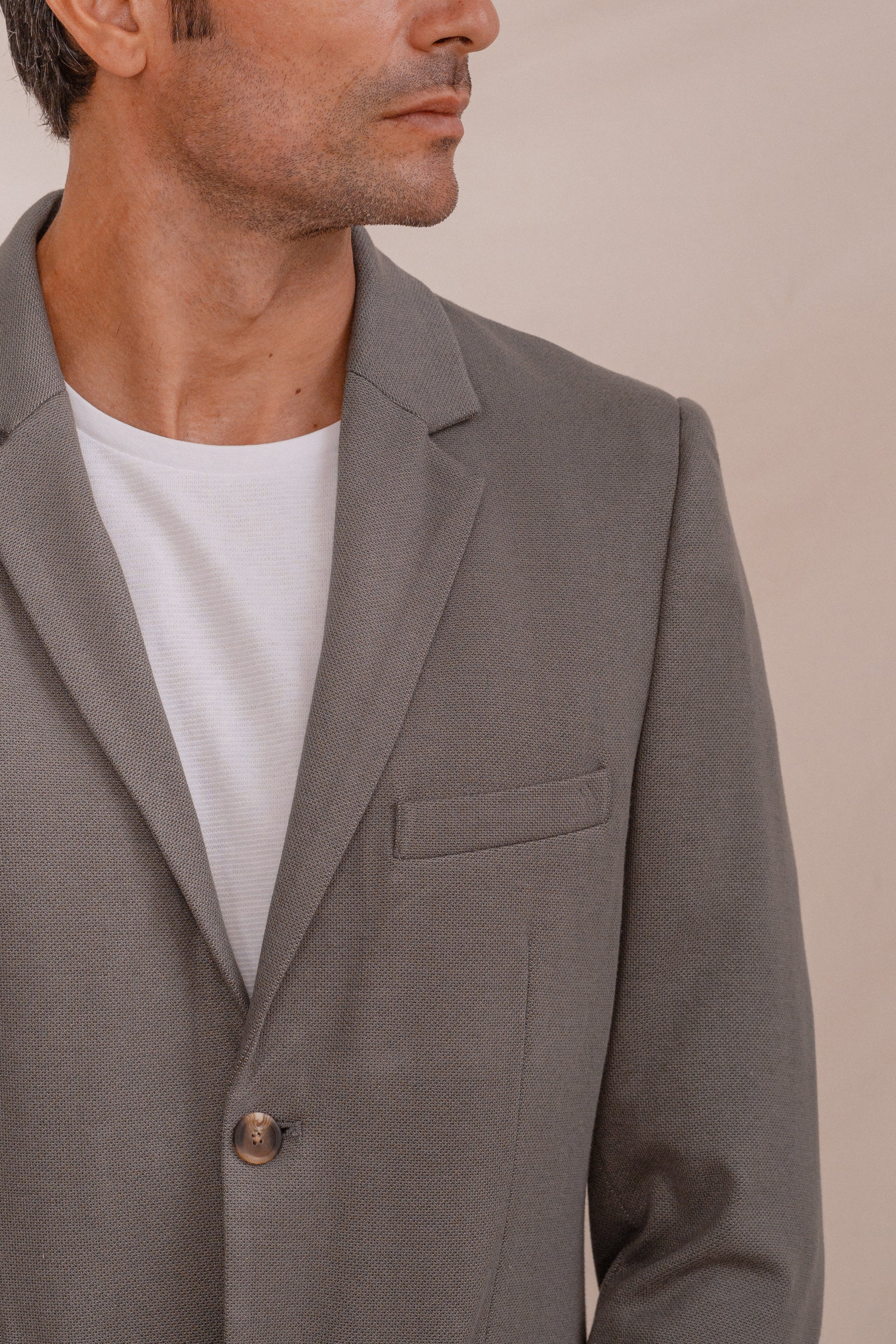 BLAZER CASUAL ESTRUCTURA VERDE
