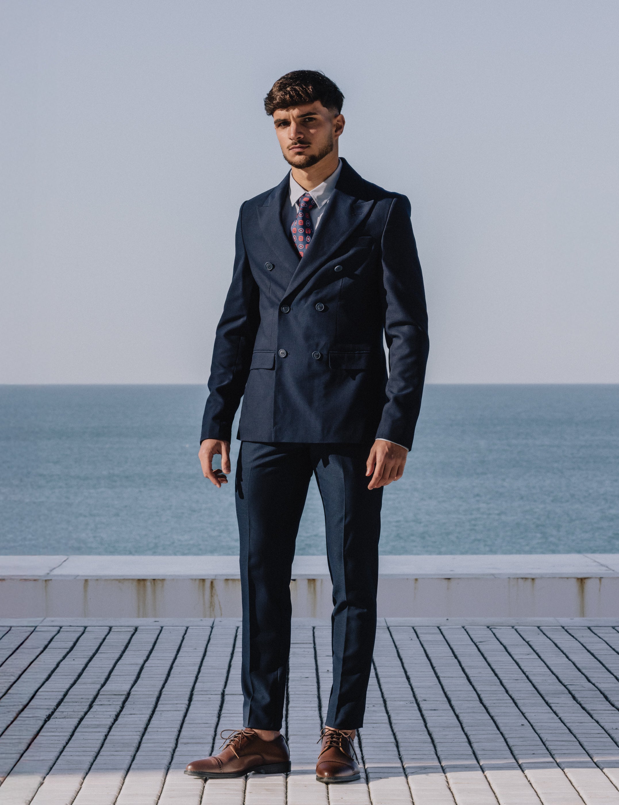 CHAQUETA CRUZADA TRAJE AZUL