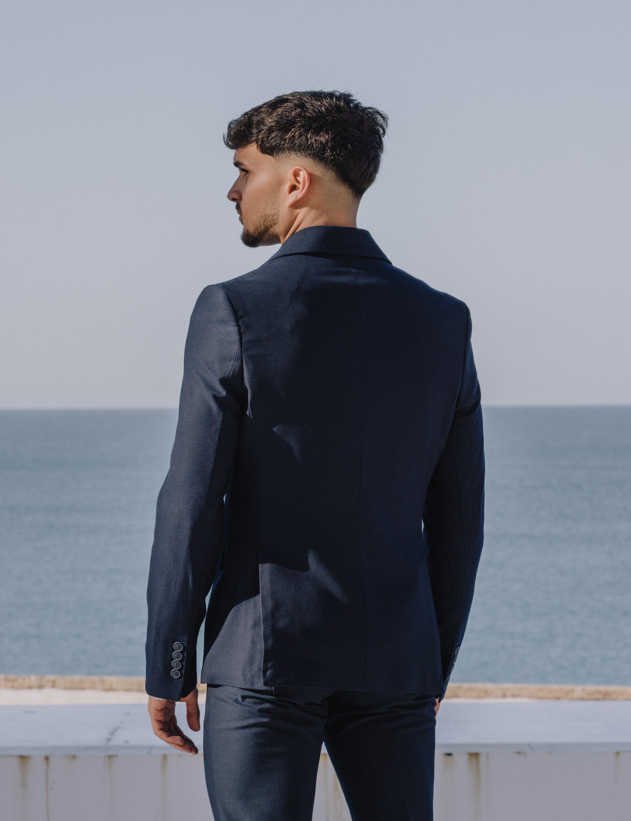 CHAQUETA CRUZADA TRAJE AZUL