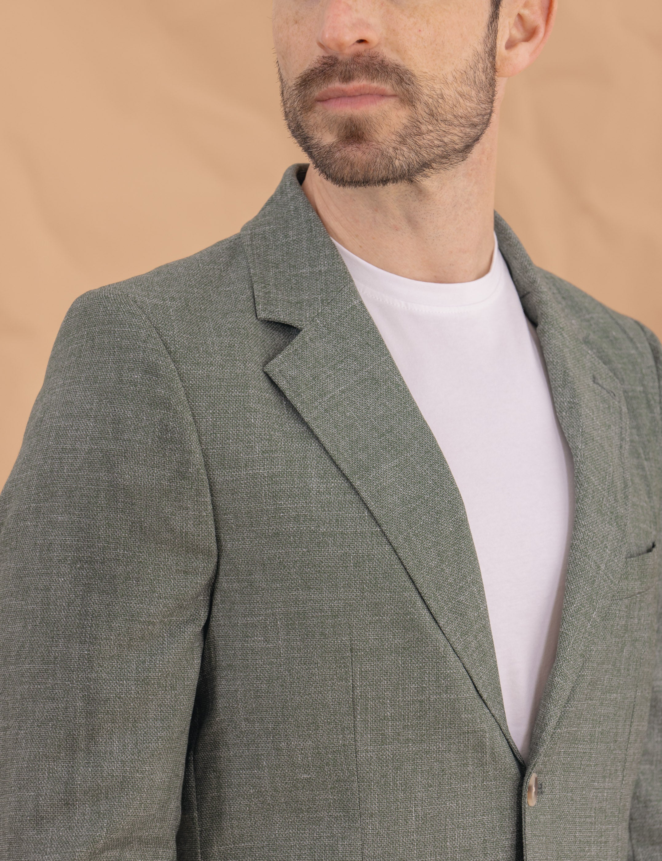 CHAQUETA TRAJE CASUAL VERDE