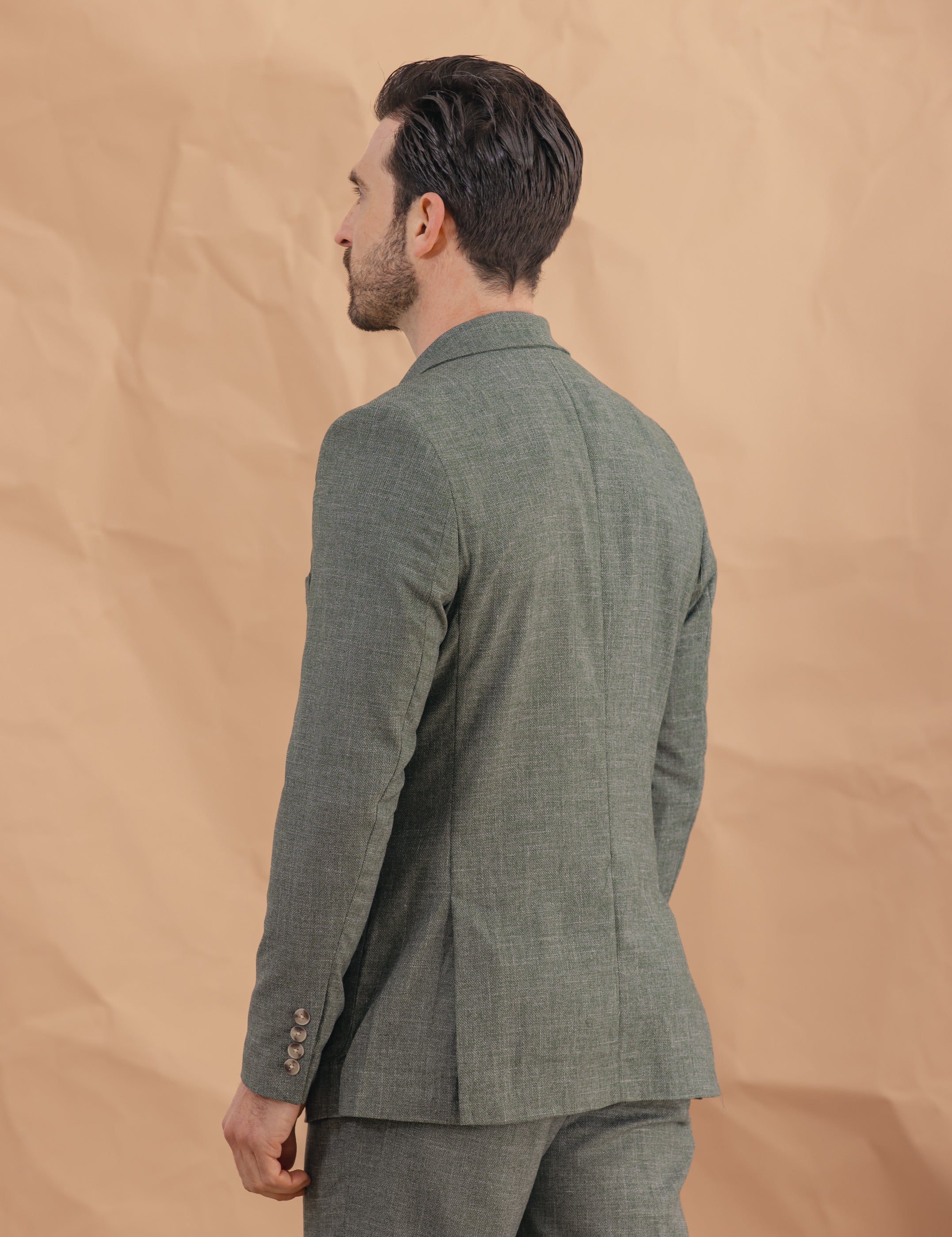 CHAQUETA TRAJE CASUAL VERDE