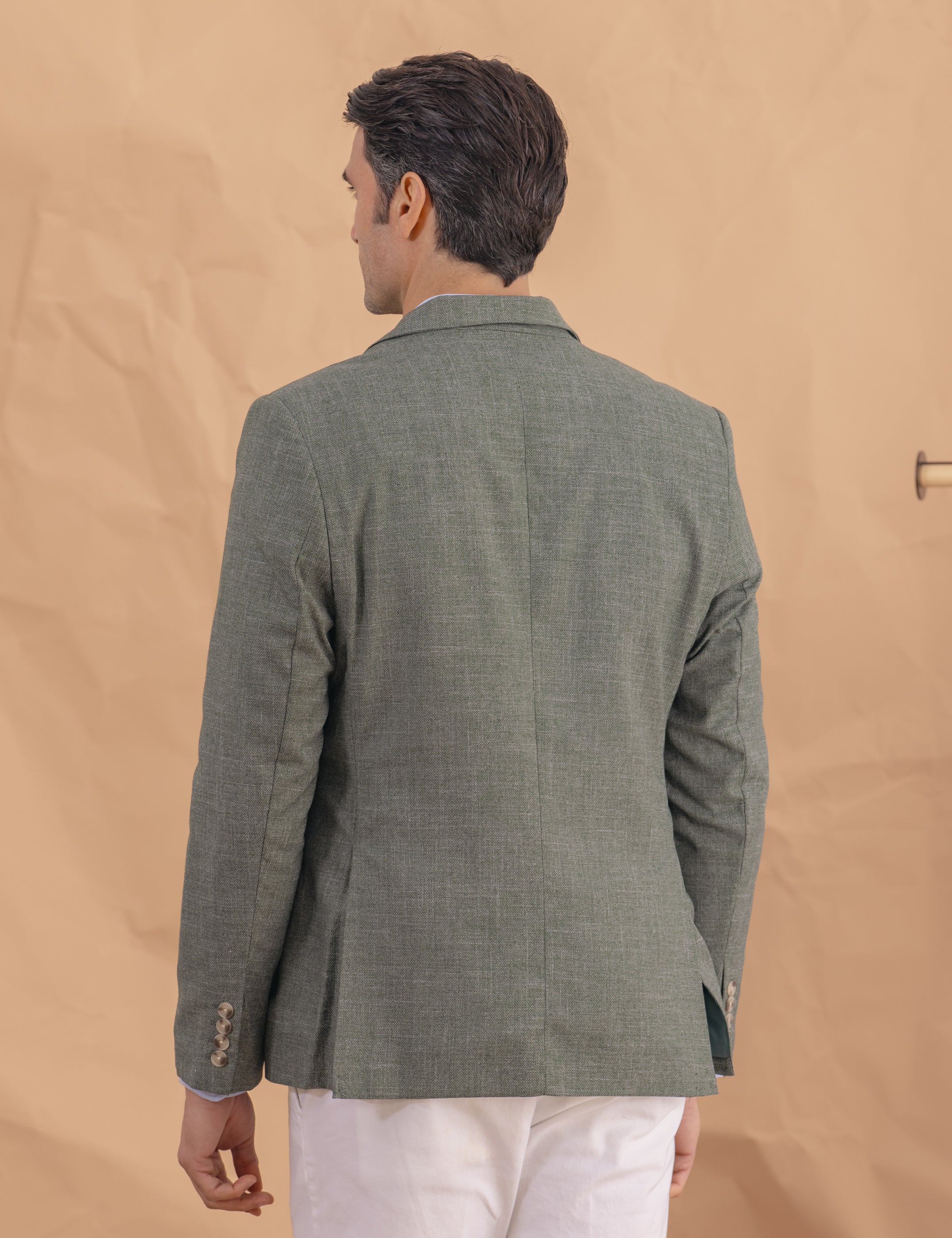 BLAZER CASUAL CRUZADA VERDE