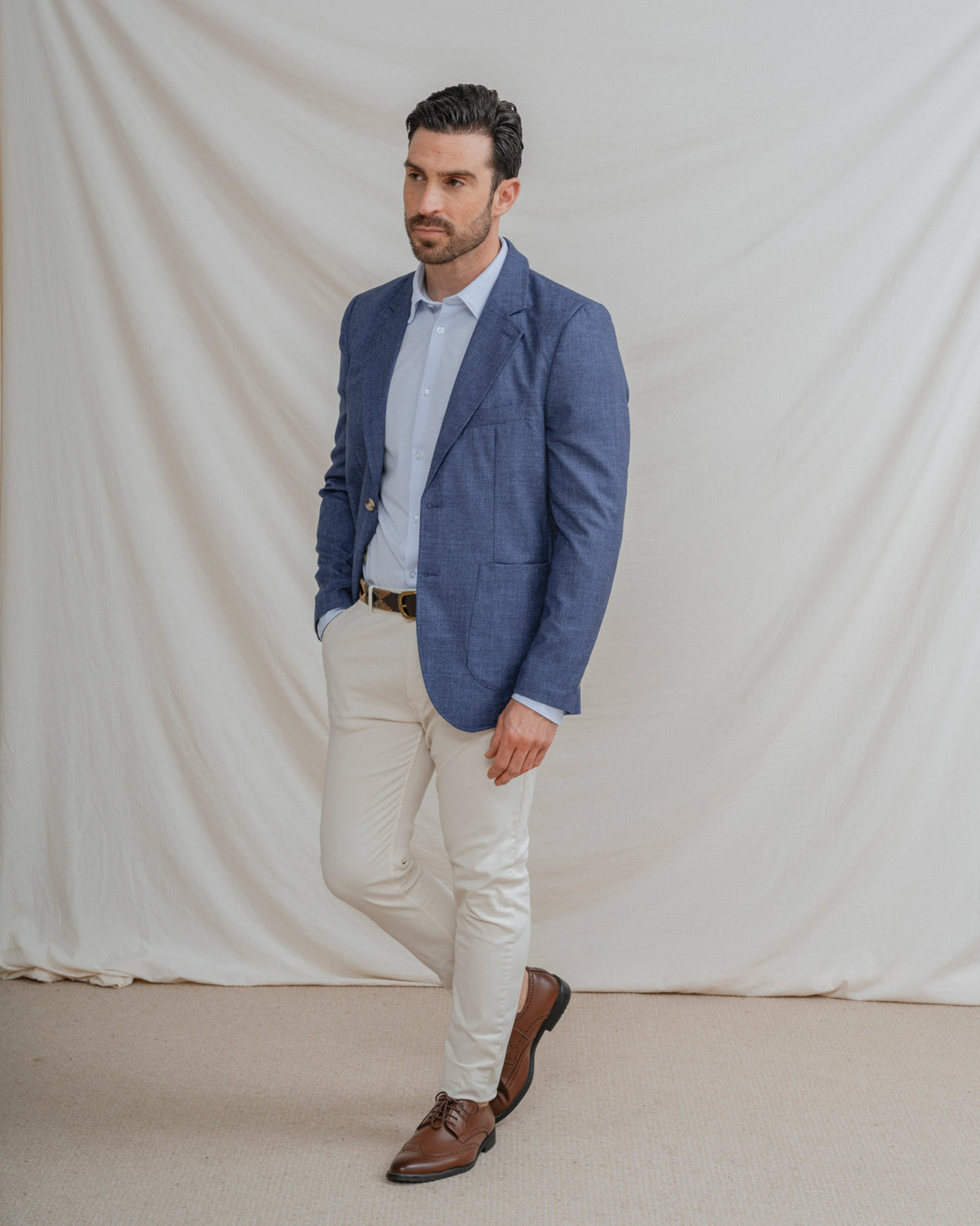 BLAZER ESTRUTURA AZUL