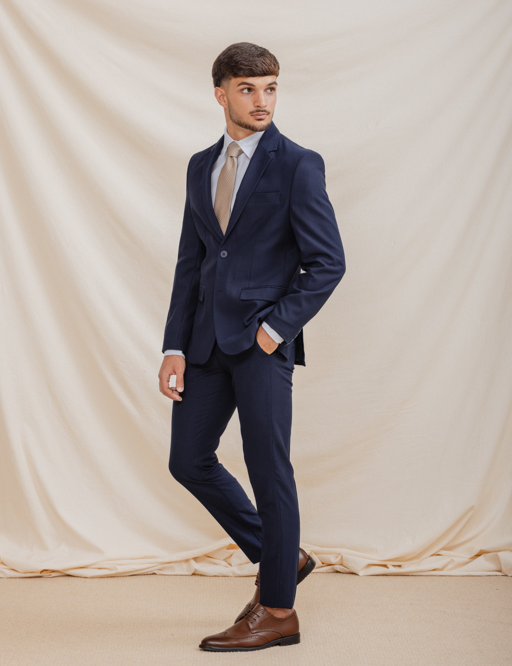 AMERICANA TRAJE AZUL