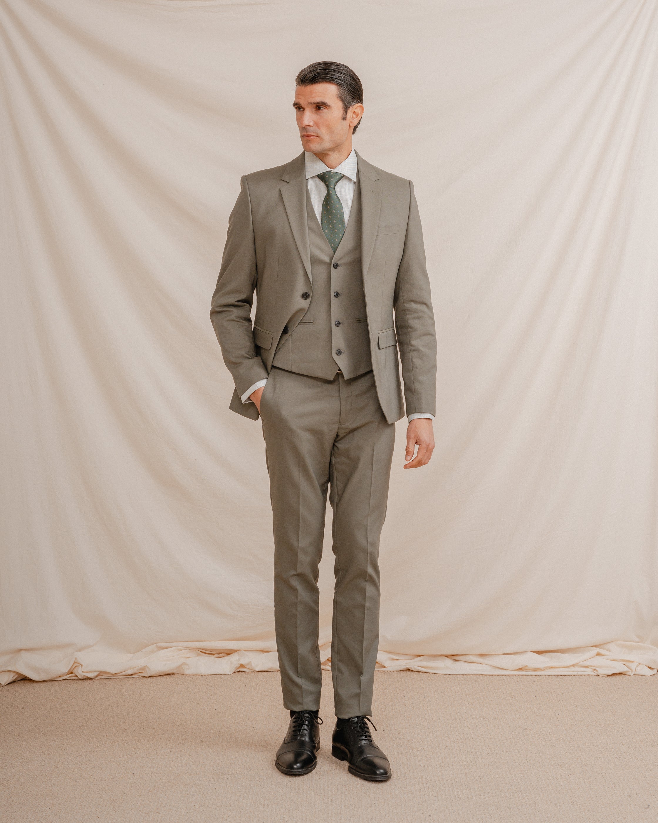 AMERICANA TRAJE VERDE