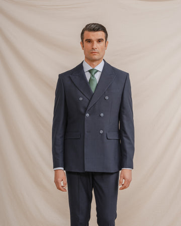 BLAZER CRUZADO FATO AZUL