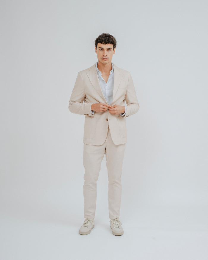 CHAQUETA CASUAL BEIGE