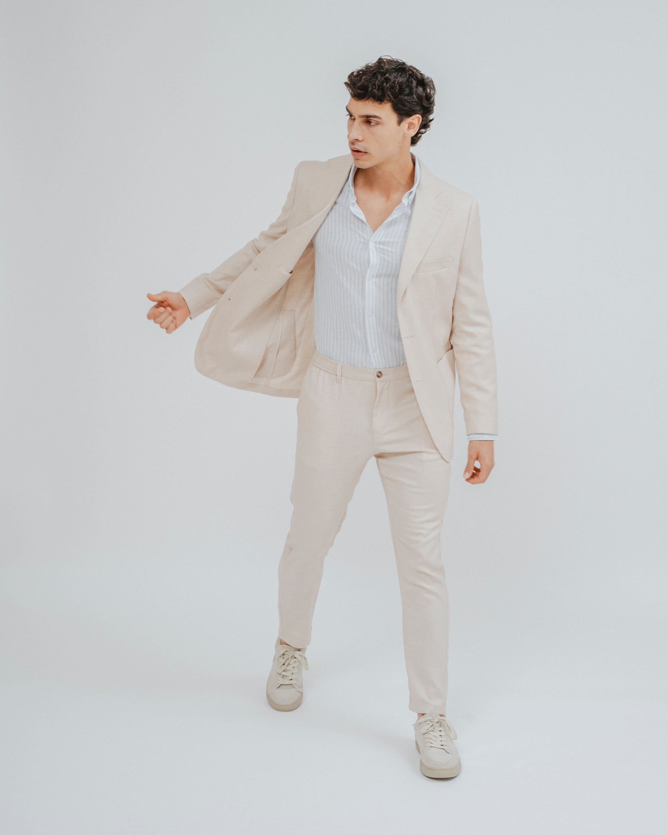 CHAQUETA CASUAL BEIGE