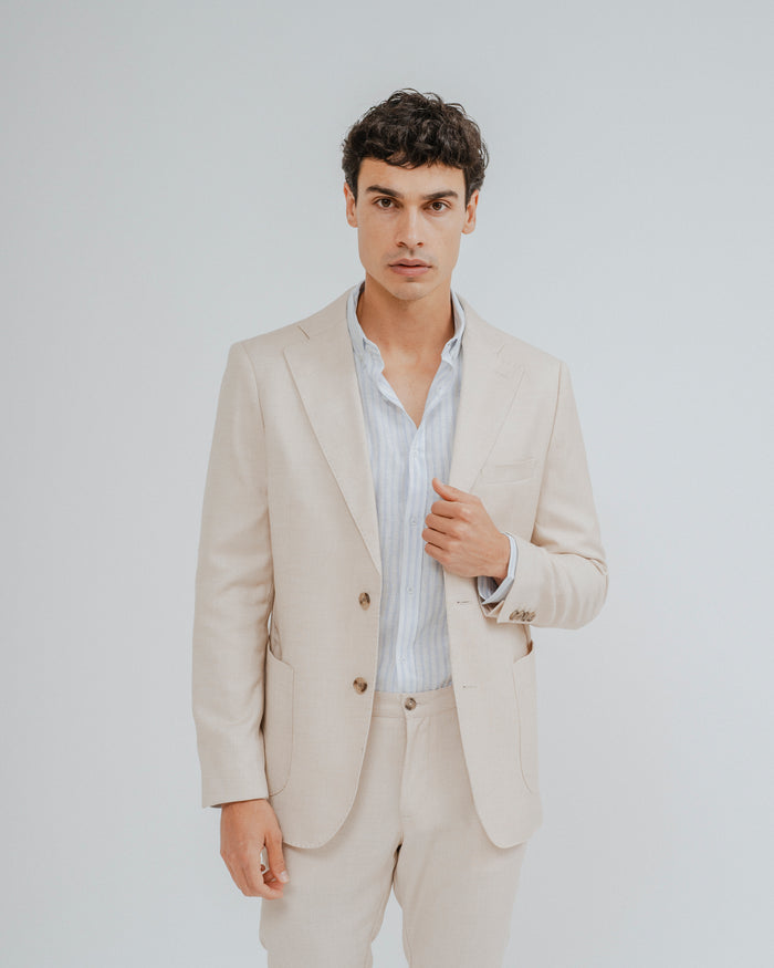 CHAQUETA CASUAL BEIGE