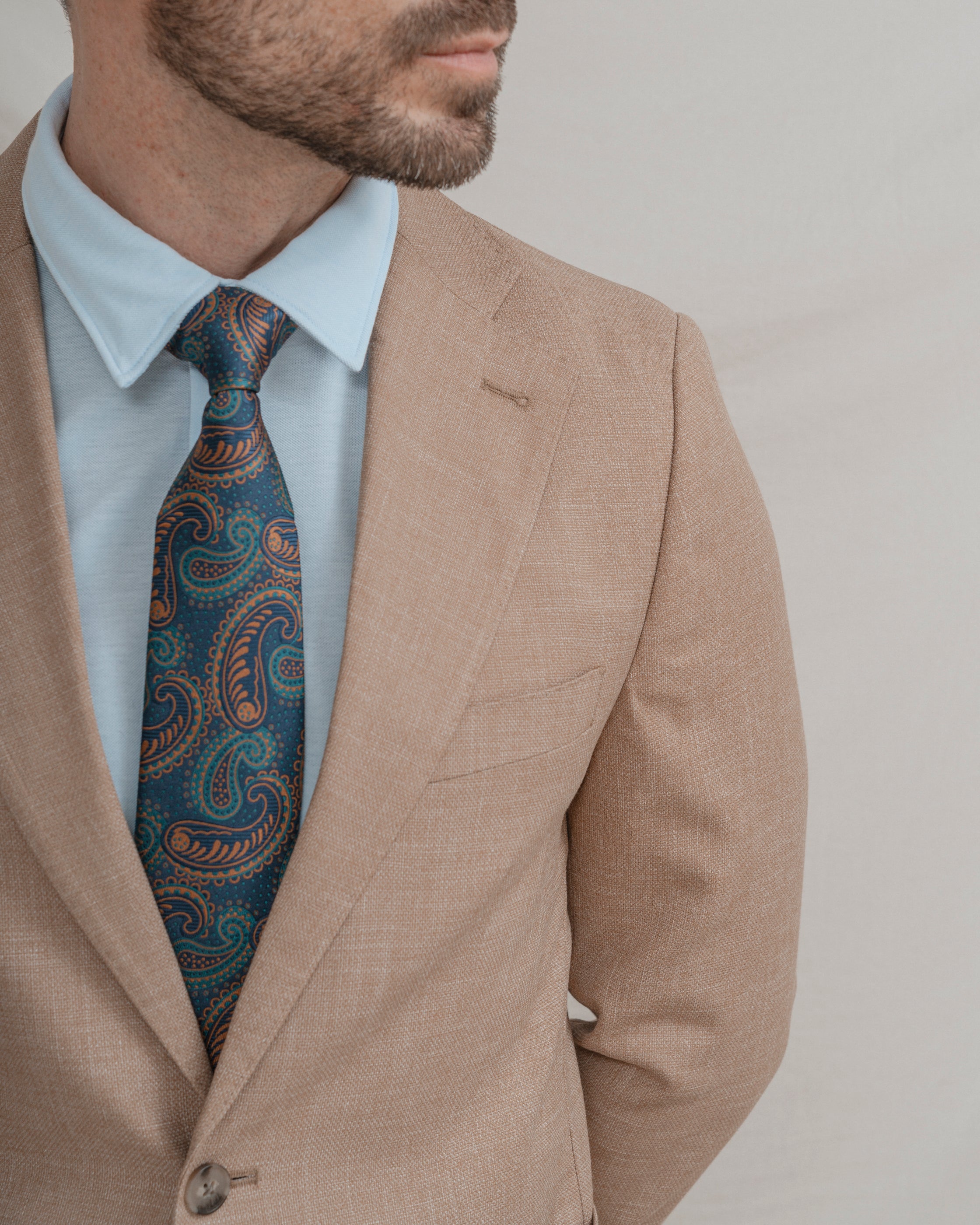 CHAQUETA CASUAL CÁMEL