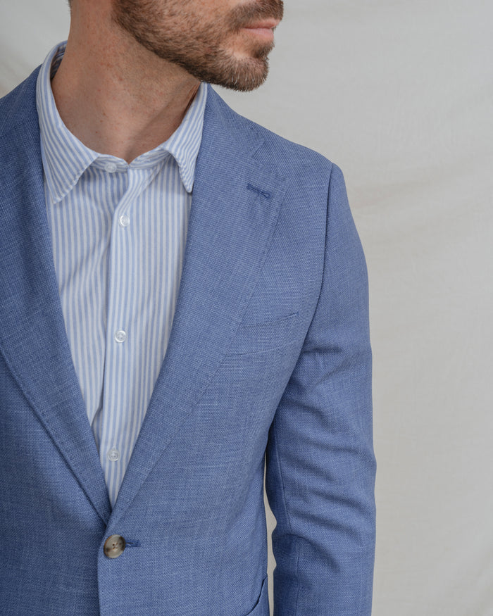 CHAQUETA CASUAL CELESTE