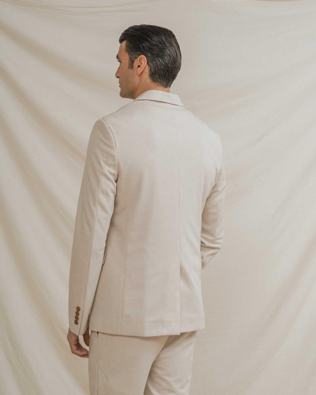 BLAZER CASUAL ESTRUTURA BEGE
