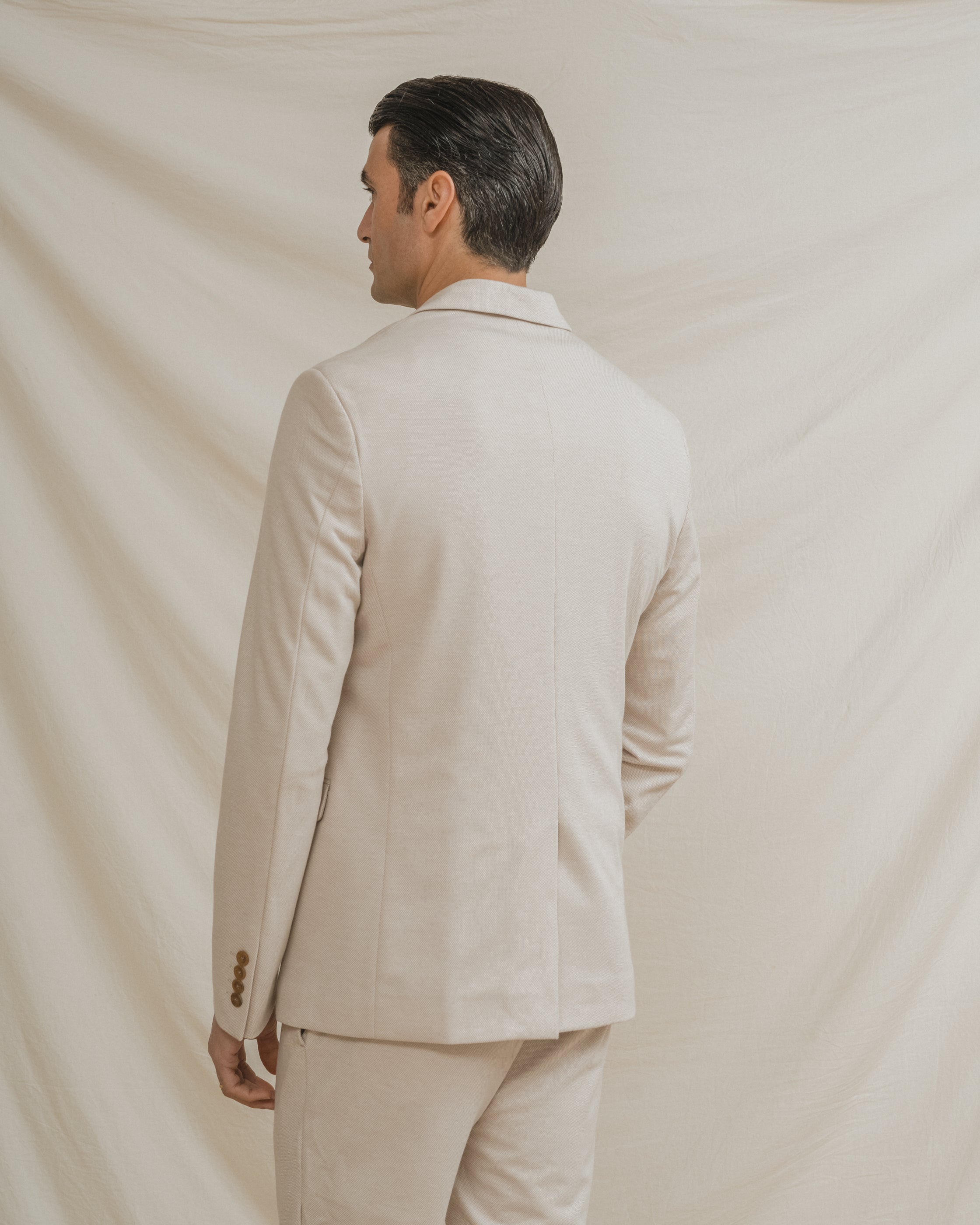 BLAZER CASUAL ESTRUCTURA BEIGE