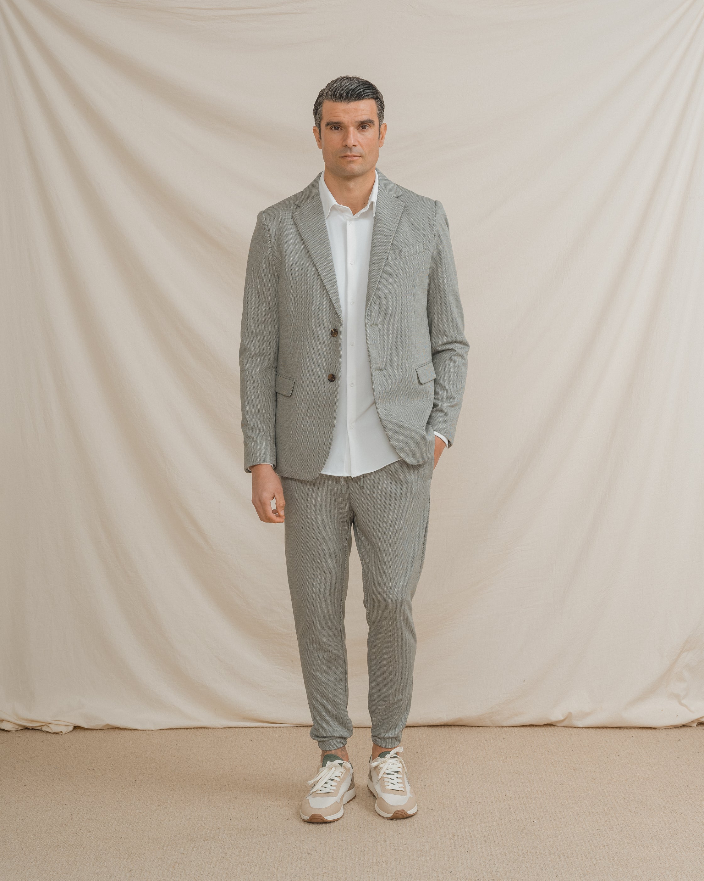 BLAZER CASUAL ESTRUCTURA VERDE