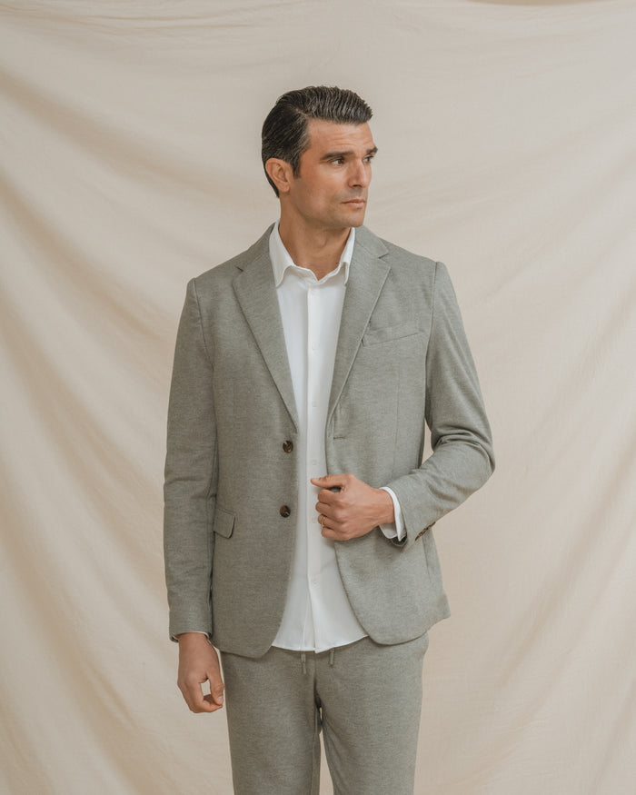 BLAZER CASUAL ESTRUCTURA VERDE
