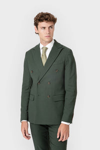 CHAQUETA CRUZADA TRAJE VERDE
