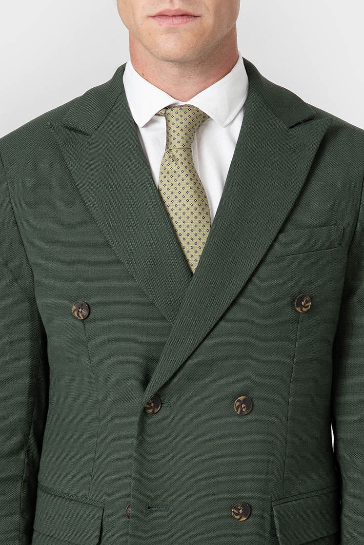 CHAQUETA CRUZADA TRAJE VERDE