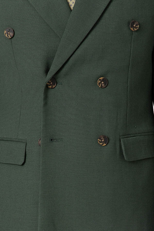 CHAQUETA CRUZADA TRAJE VERDE