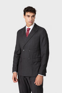 CHAQUETA CRUZADA TRAJE GRÍS MARENGO