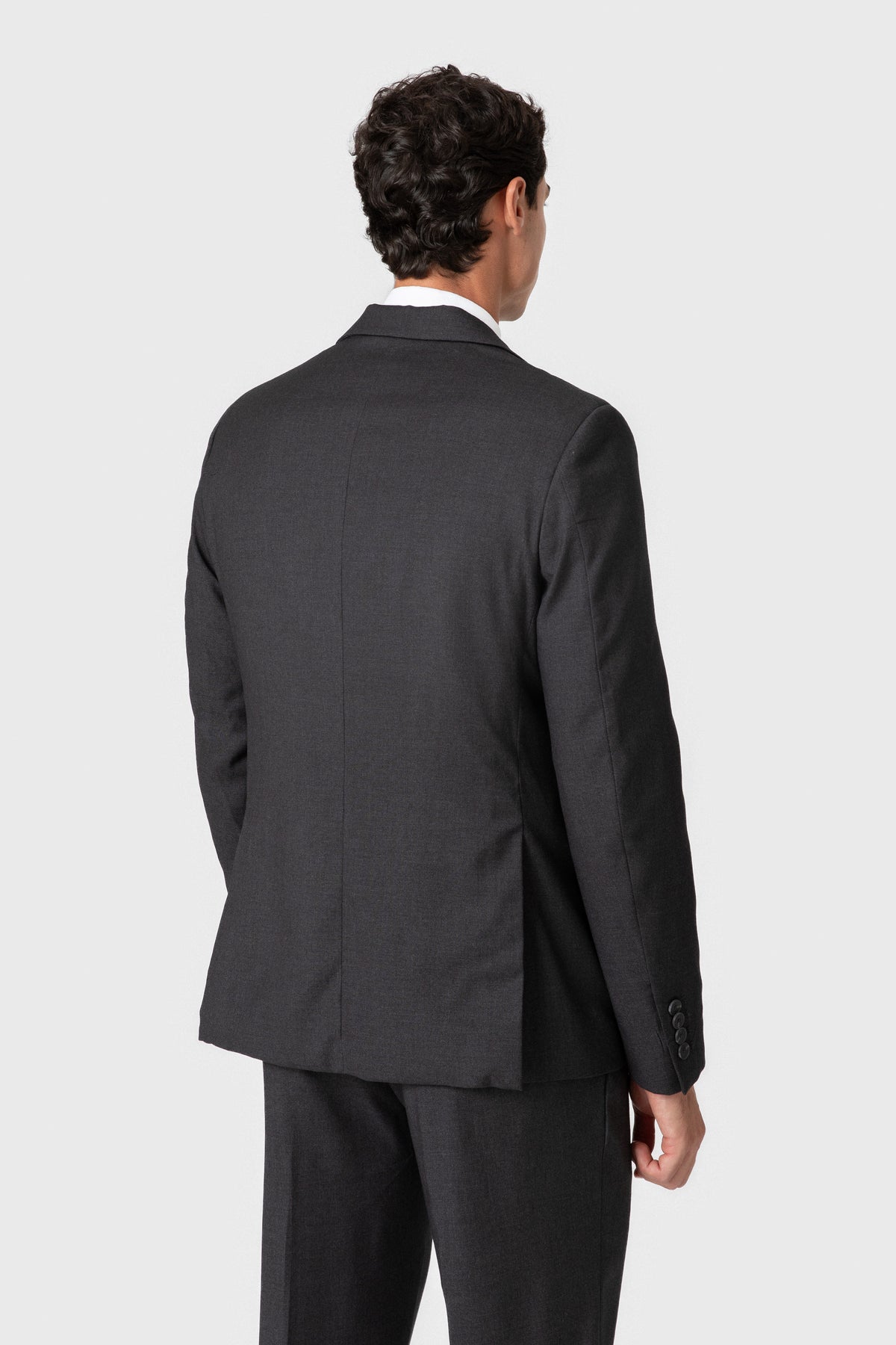 CHAQUETA CRUZADA TRAJE GRÍS MARENGO
