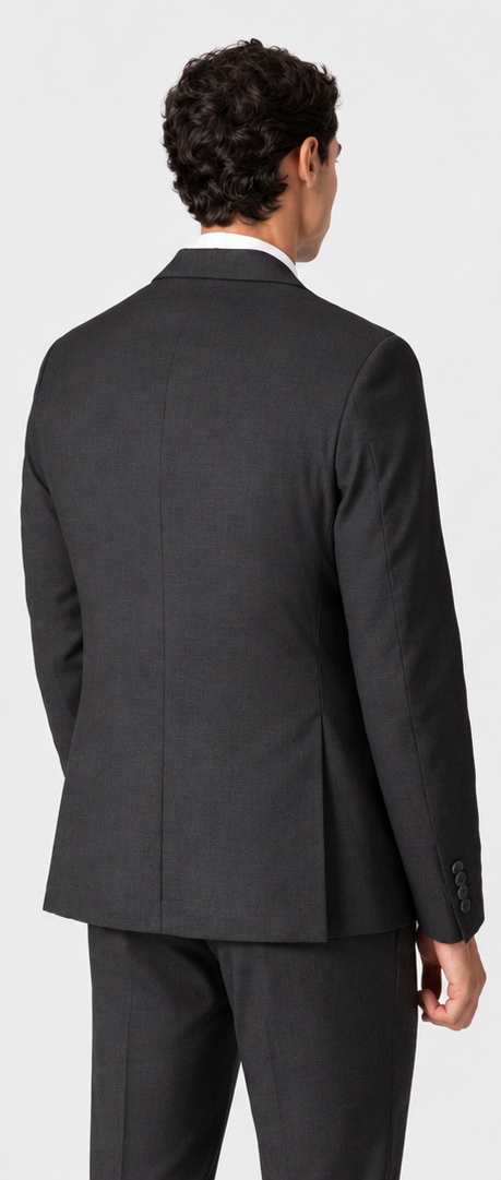 CHAQUETA CRUZADA TRAJE GRÍS MARENGO