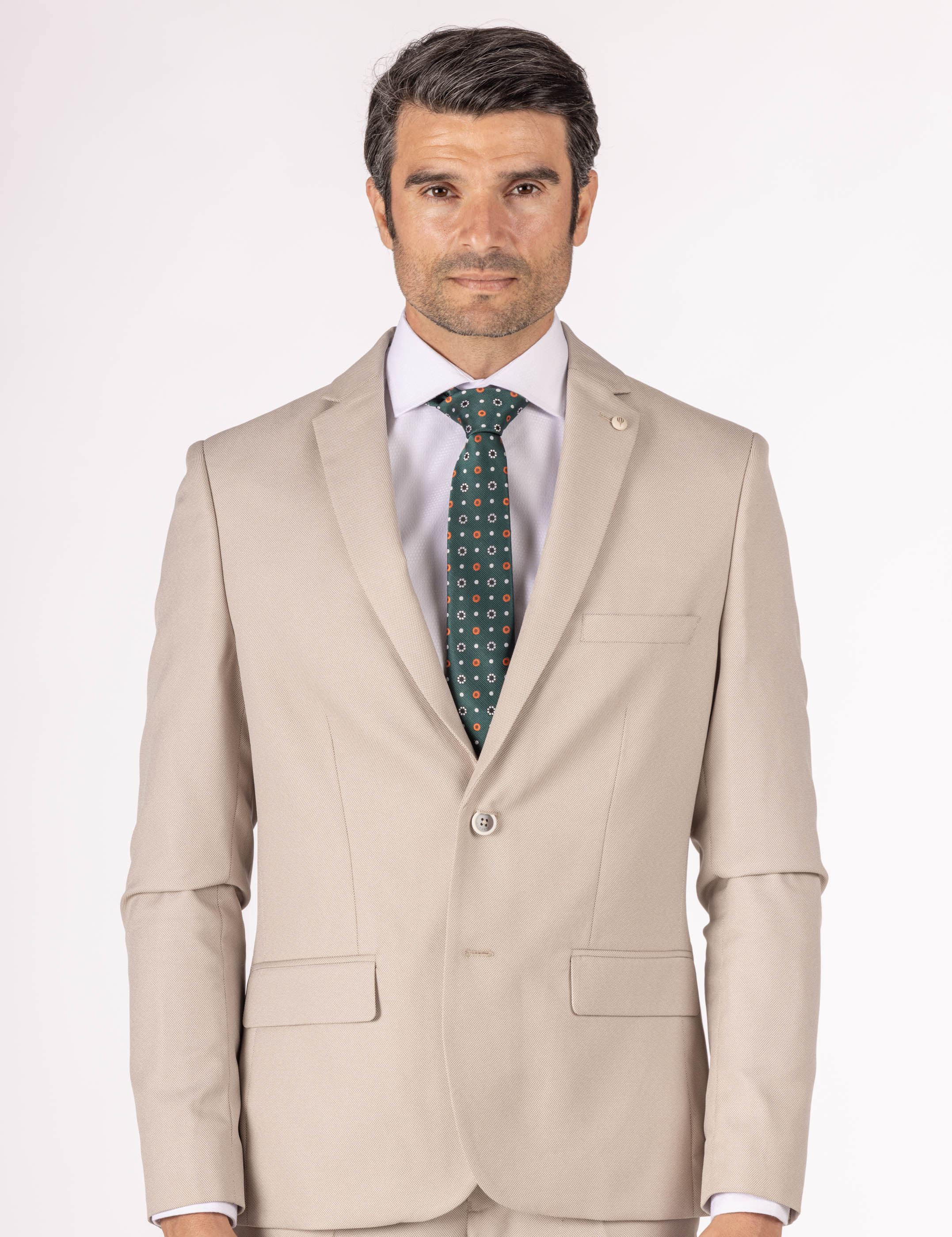 CHAQUETA TRAJE BEIGE