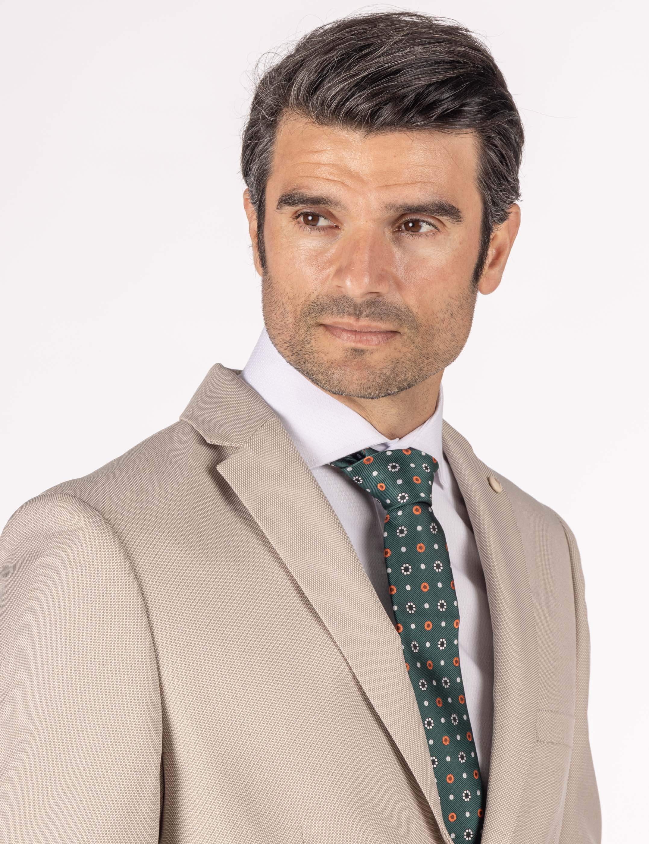 CHAQUETA TRAJE BEIGE