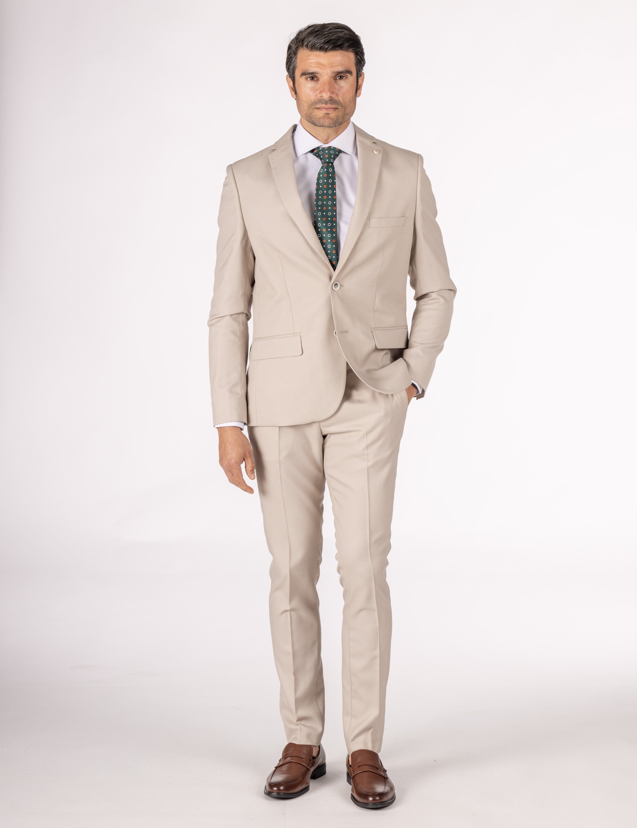 PANTALÓN TRAJE BEIGE